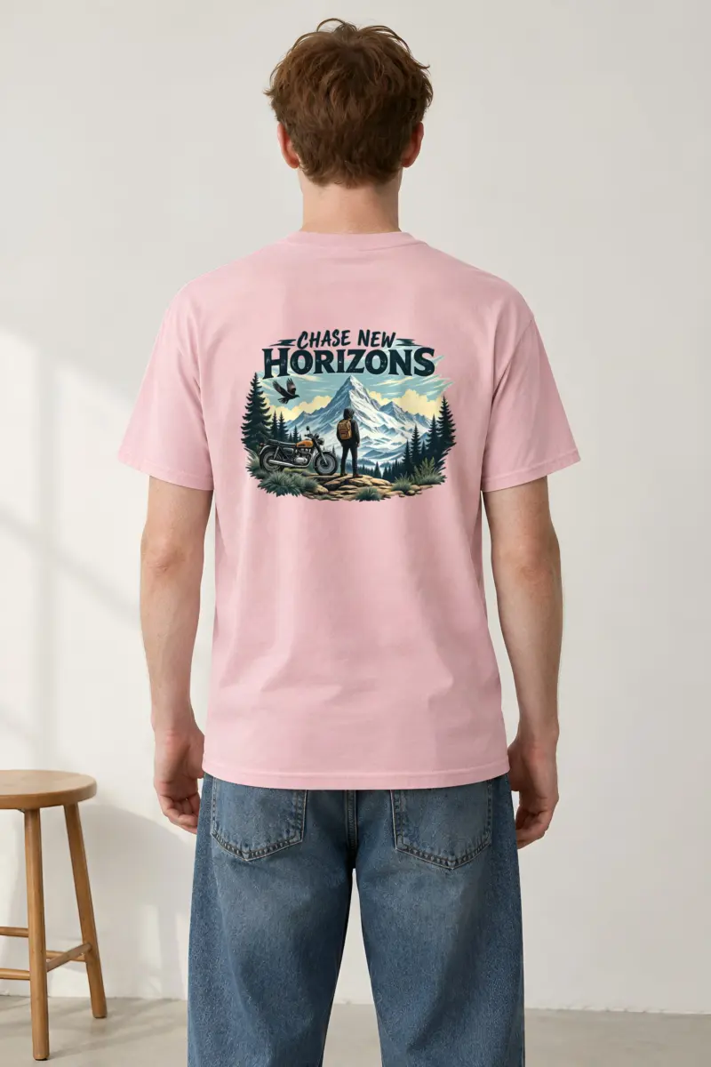 "Chase New Horizons" Heavyweight Unisex Crewneck T-shirt