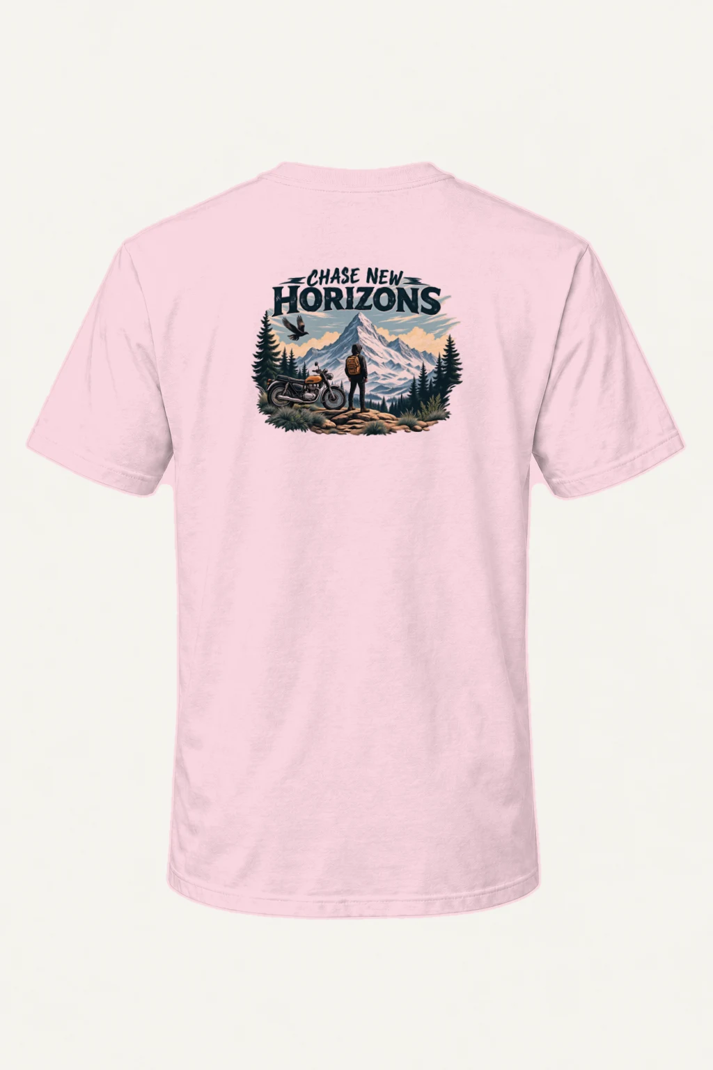 "Chase New Horizons" Heavyweight Unisex Crewneck T-shirt | Gildan 5000