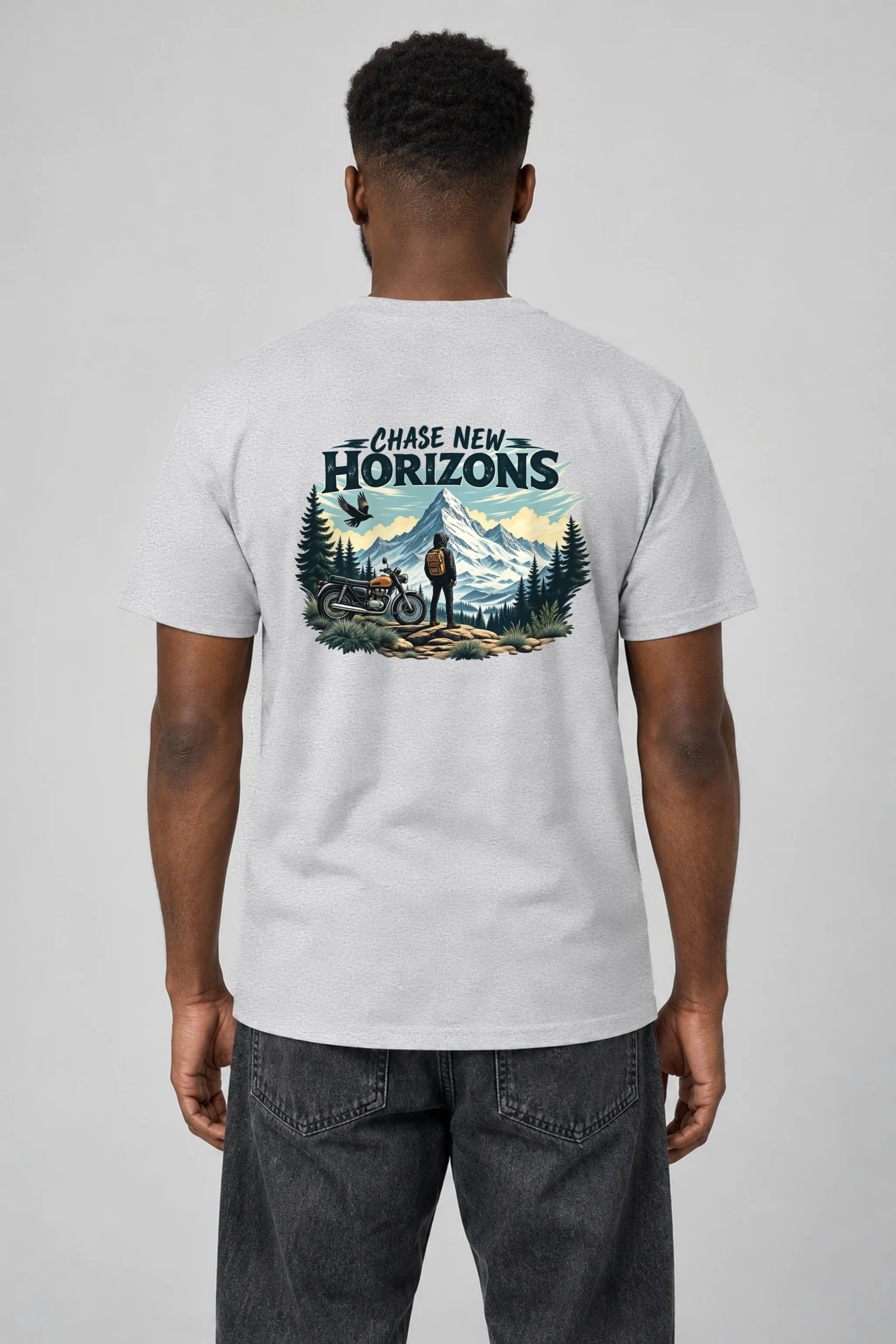 "Chase New Horizons" Heavyweight Unisex Crewneck T-shirt