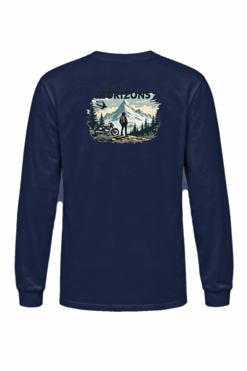 "Chase New Horizons" Unisex Longsleeve T-shirt | Gildan 2400