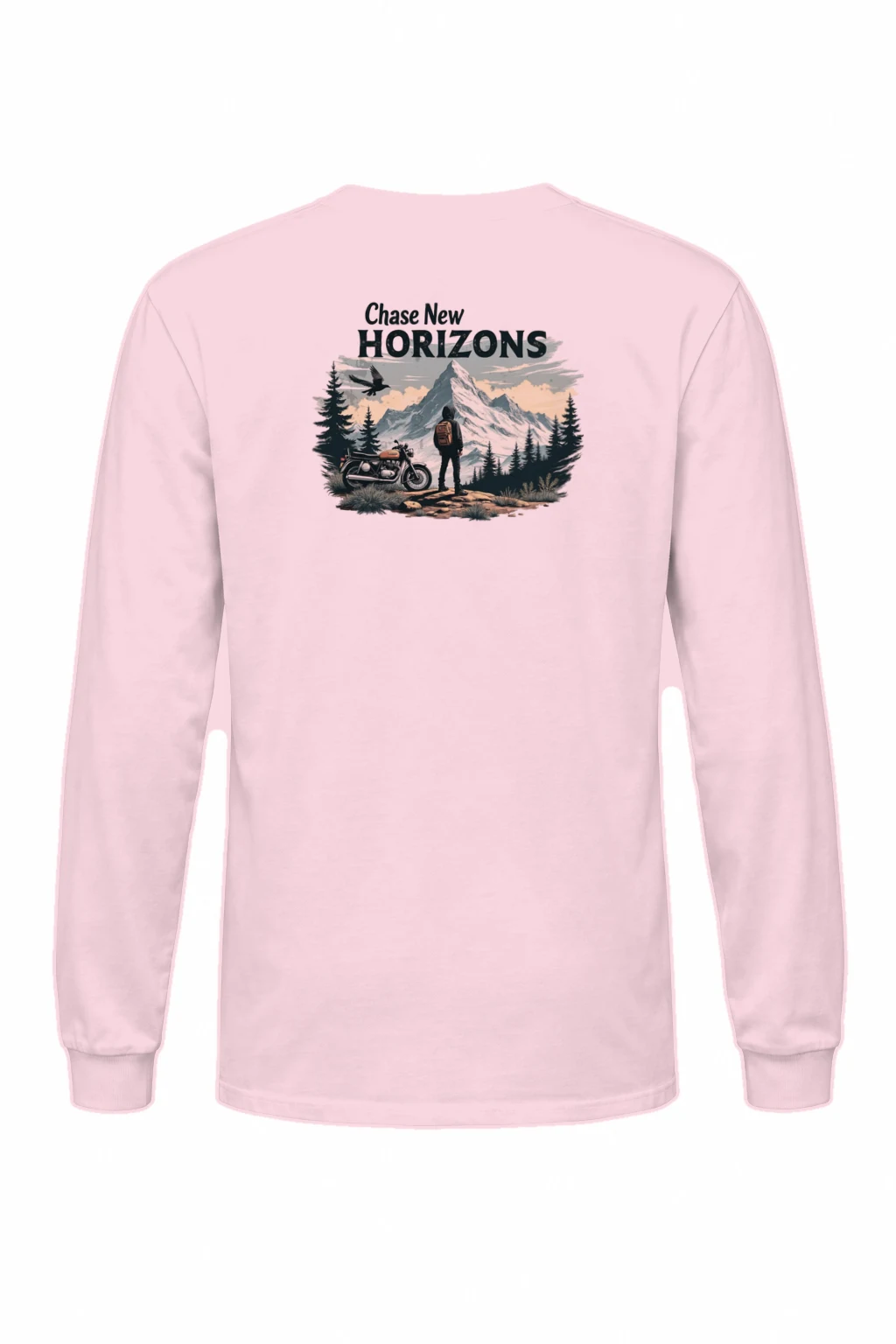 "Chase New Horizons" Unisex Longsleeve T-shirt | Gildan 2400