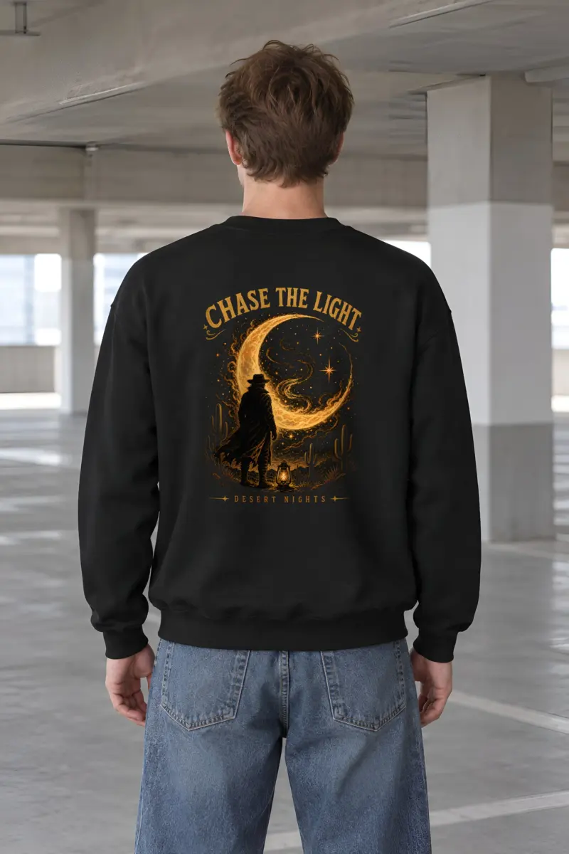 "Chase The Light" Heavy Blend Unisex Crewneck Sweatshirt