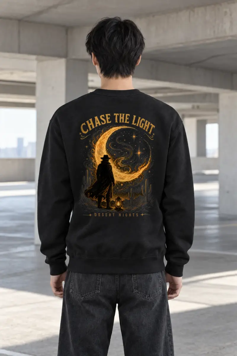"Chase The Light" Heavy Blend Unisex Crewneck Sweatshirt