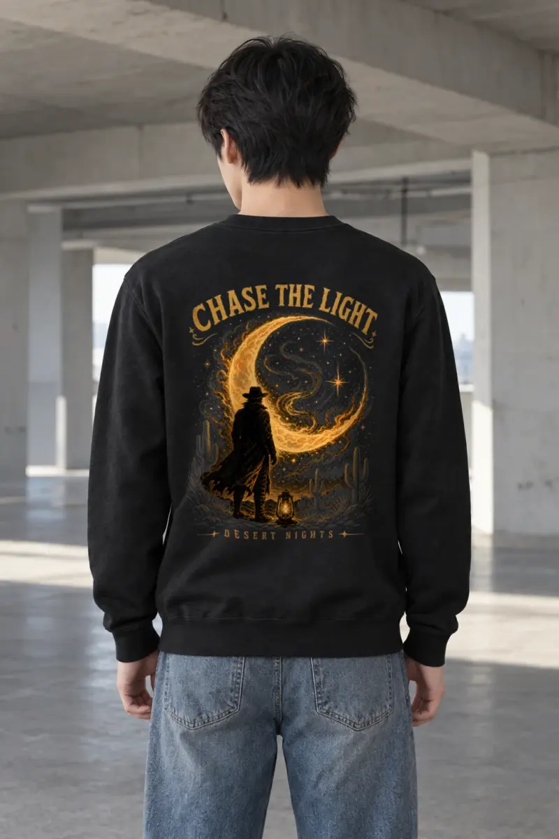 "Chase The Light" Heavy Blend Unisex Crewneck Sweatshirt