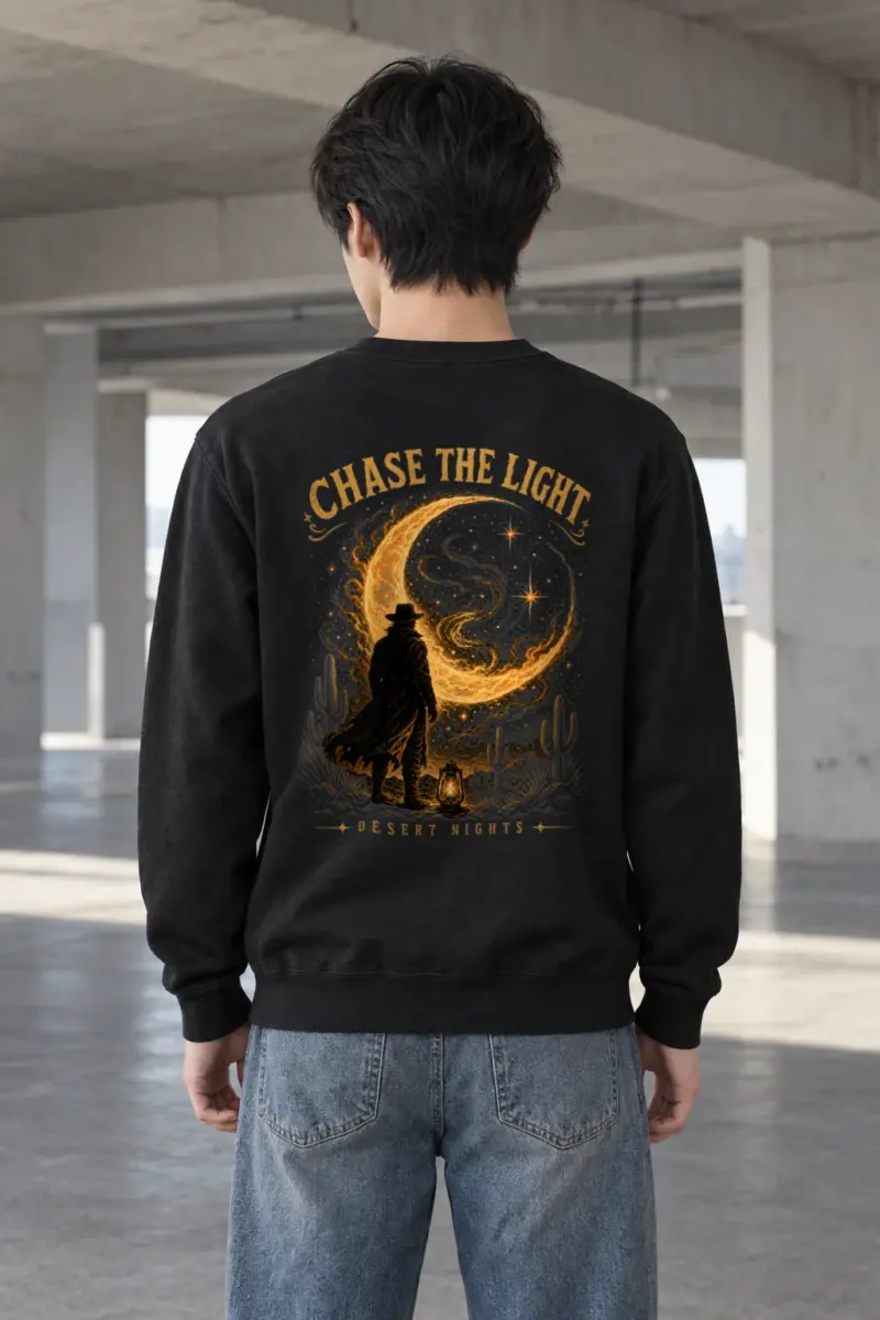 "Chase The Light" Heavy Blend Unisex Crewneck Sweatshirt