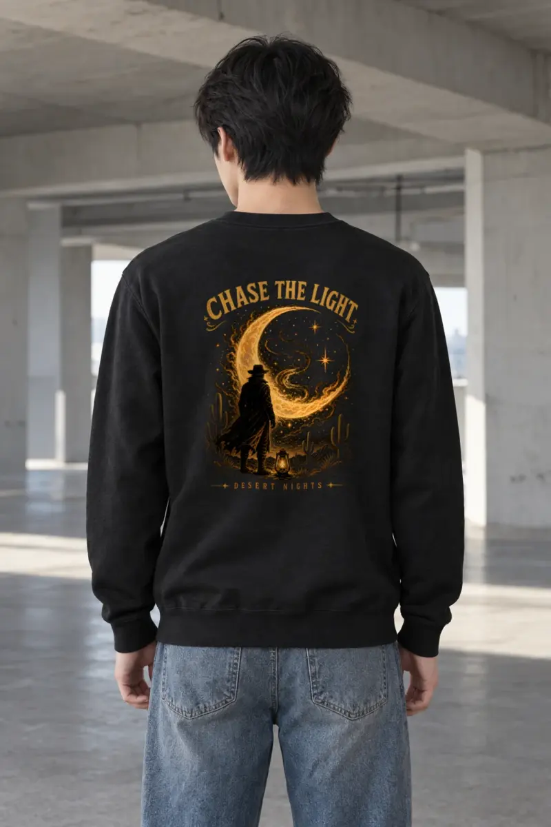"Chase The Light" Heavy Blend Unisex Crewneck Sweatshirt