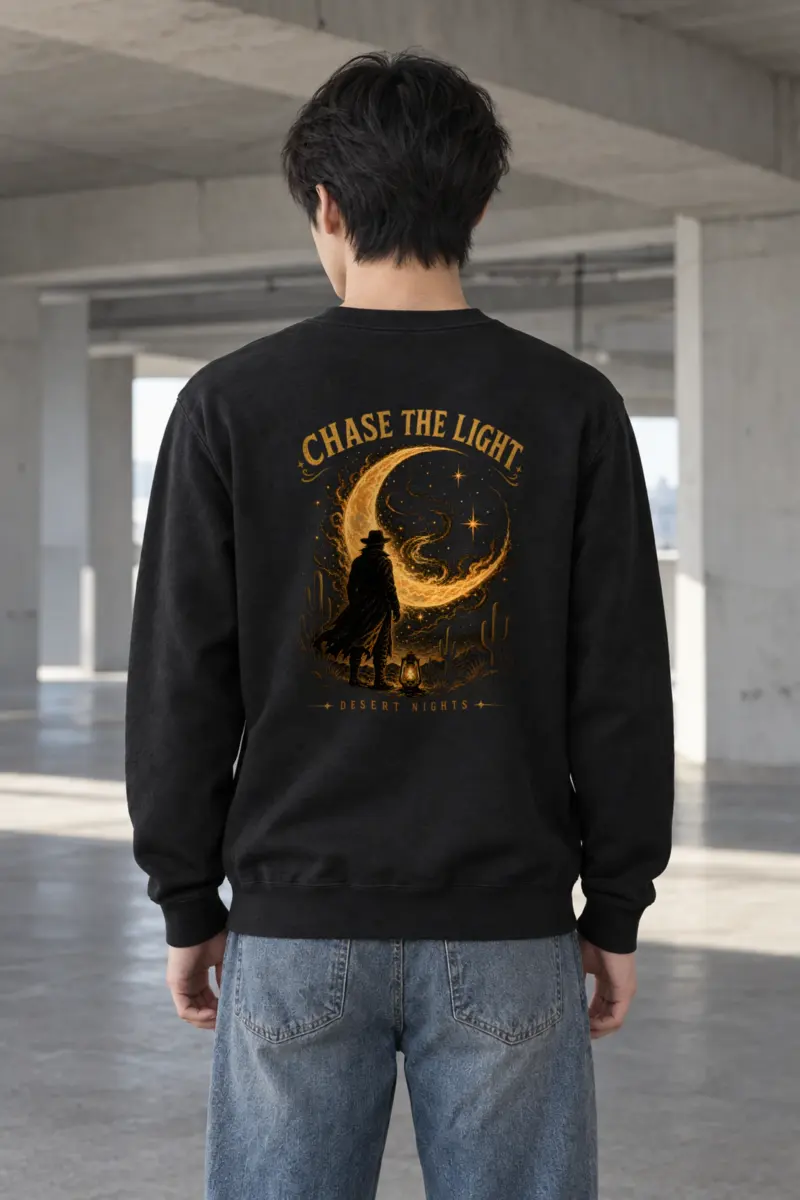 "Chase The Light" Heavy Blend Unisex Crewneck Sweatshirt