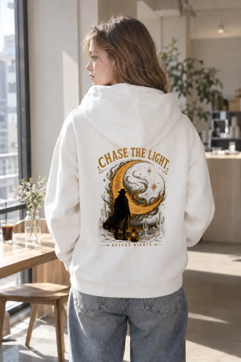 "Chase The Light" Heavy Blend Unisex Pullover Hoodie | Gildan 18500