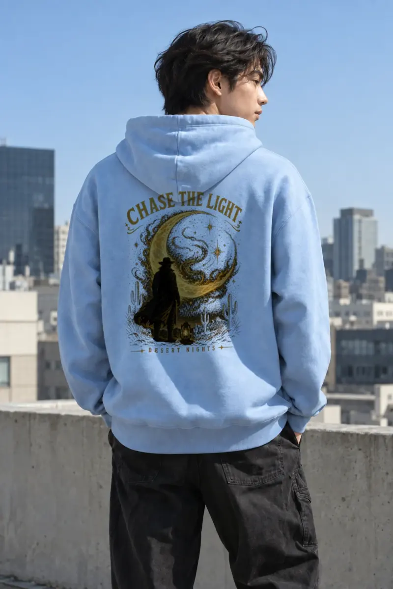 "Chase The Light" Heavy Blend Unisex Pullover Hoodie | Gildan 18500