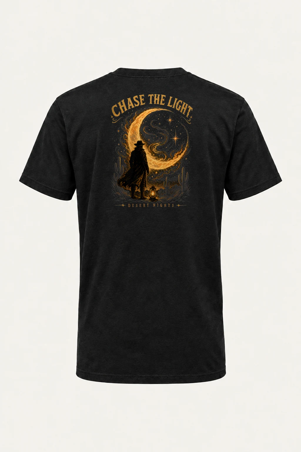 "Chase The Light" Heavyweight Unisex Crewneck T-shirt | Gildan 5000