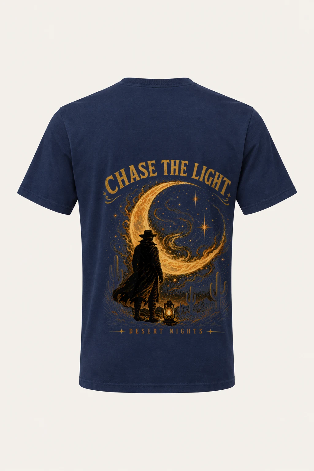 "Chase The Light" Heavyweight Unisex Crewneck T-shirt | Gildan 5000