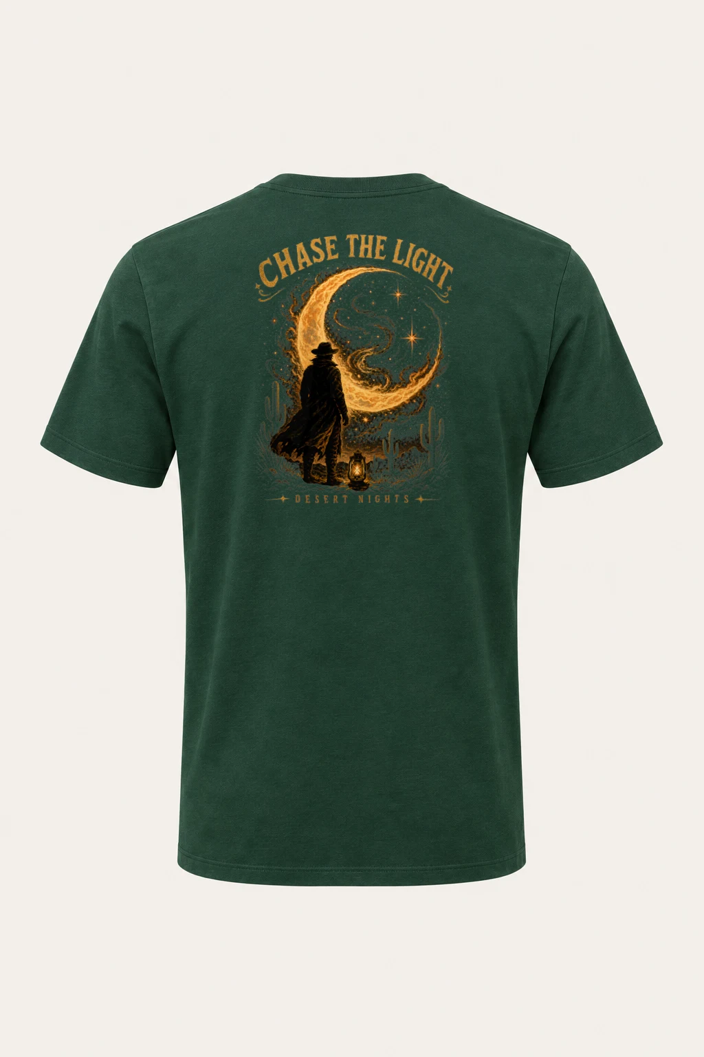 "Chase The Light" Heavyweight Unisex Crewneck T-shirt | Gildan 5000
