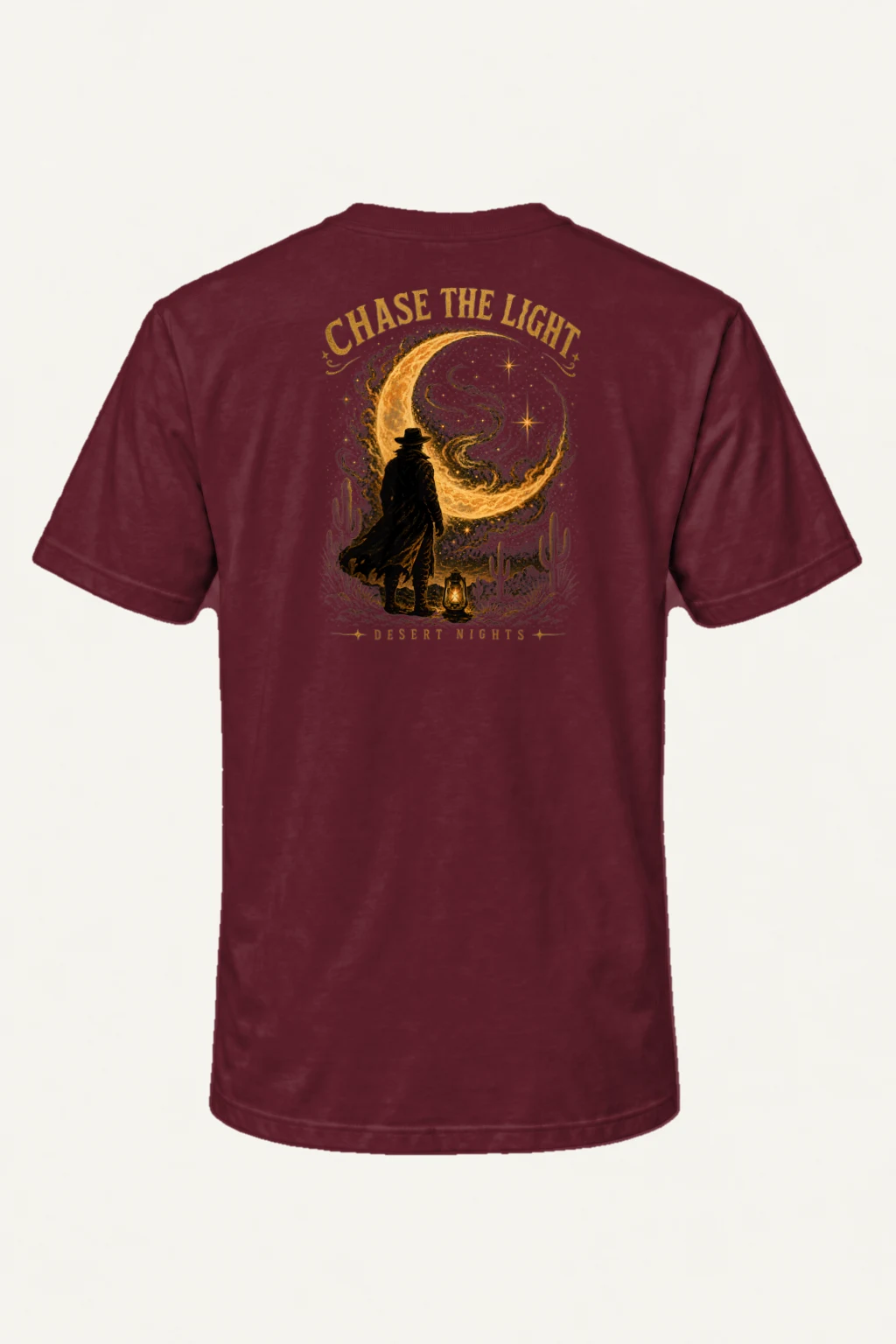 "Chase The Light" Heavyweight Unisex Crewneck T-shirt | Gildan 5000