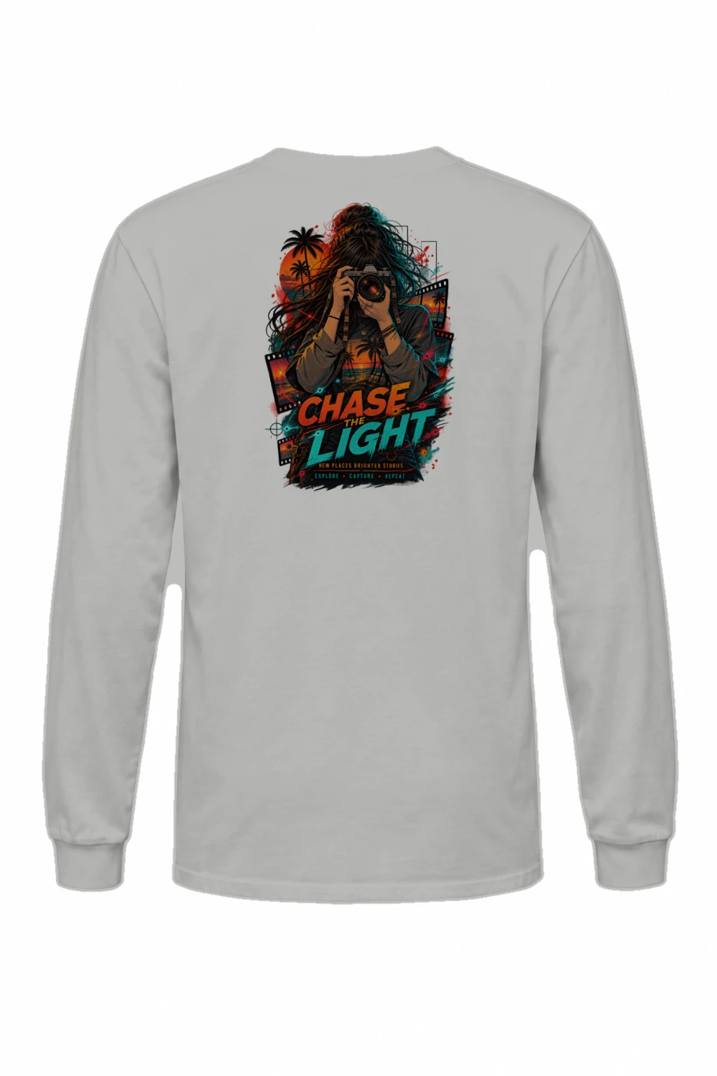 "Chase The Light" Unisex Longsleeve T-shirt | Gildan 2400