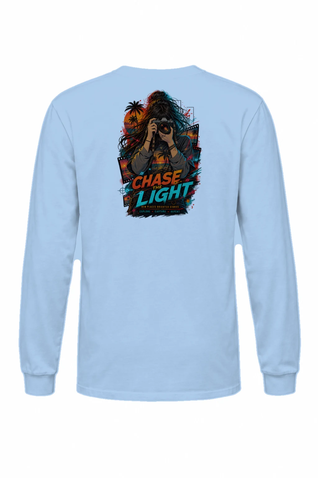 "Chase The Light" Unisex Longsleeve T-shirt | Gildan 2400