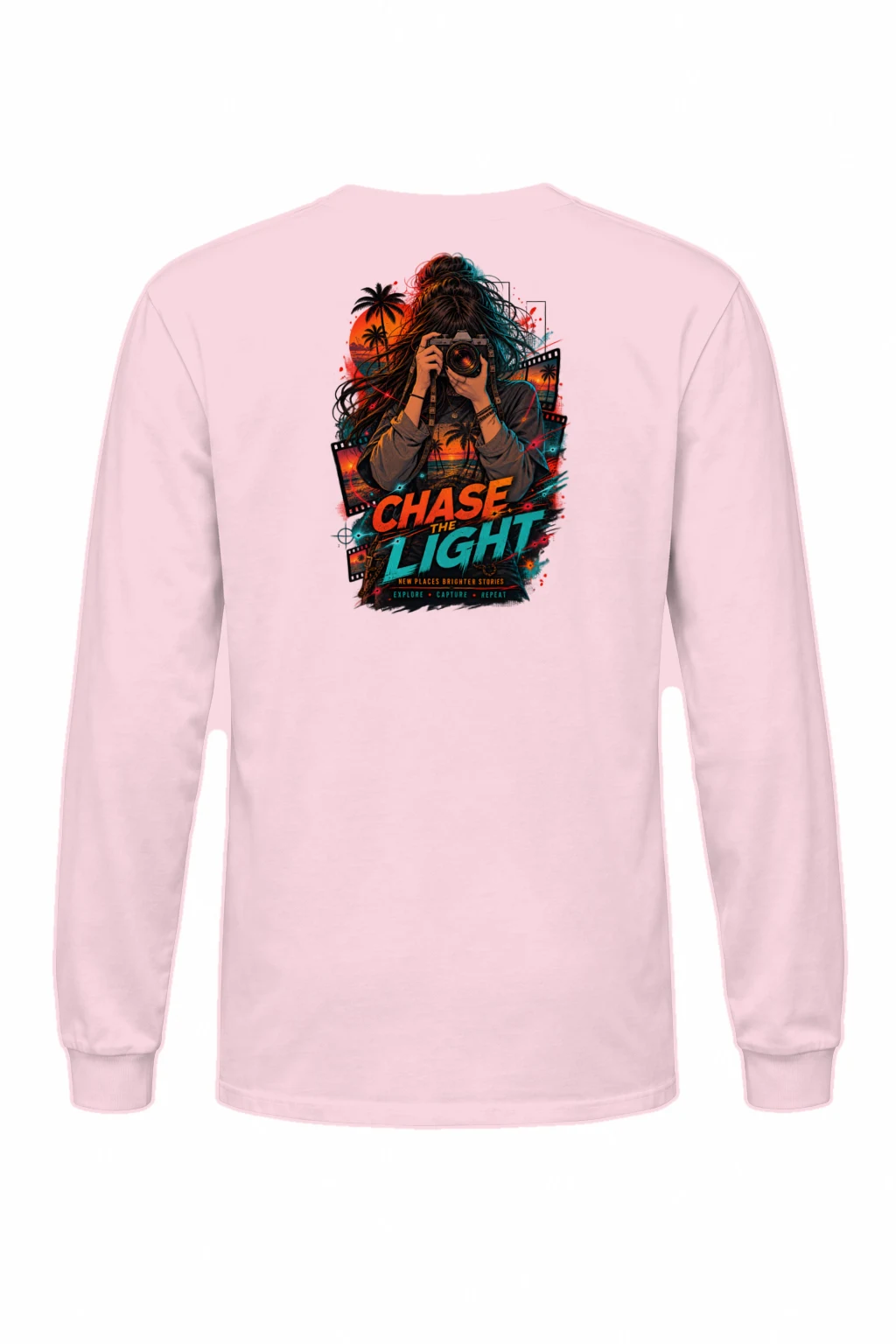 "Chase The Light" Unisex Longsleeve T-shirt | Gildan 2400