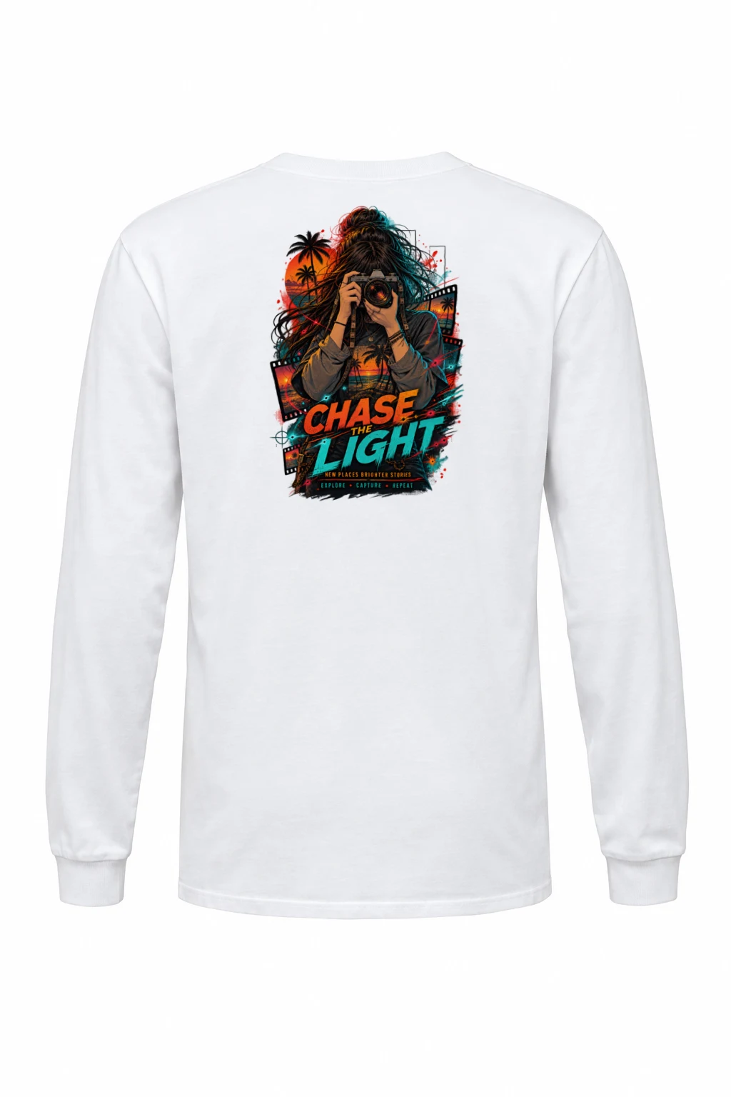 "Chase The Light" Unisex Longsleeve T-shirt | Gildan 2400