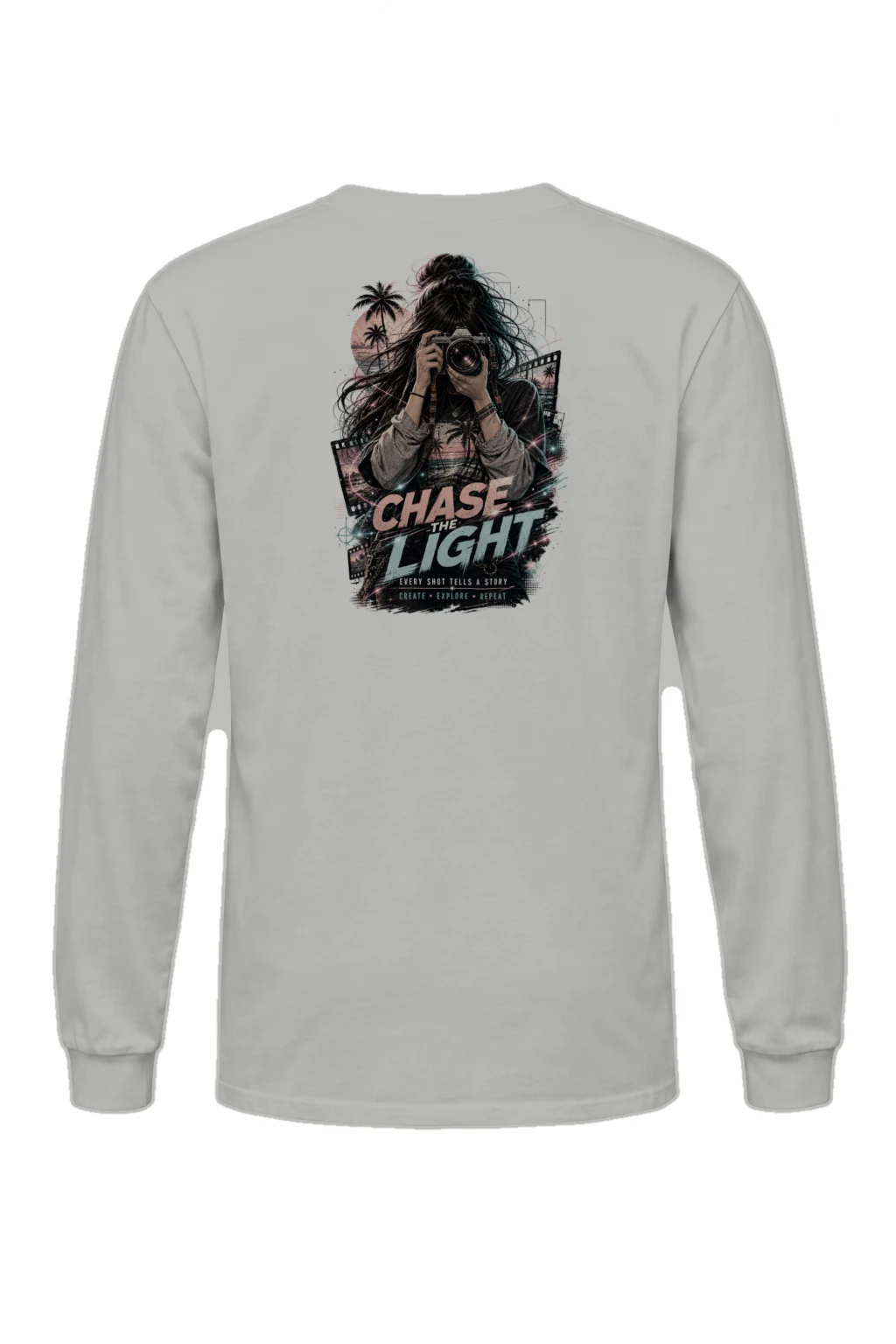 "Chase The Light" Unisex Longsleeve T-shirt | Gildan 2400