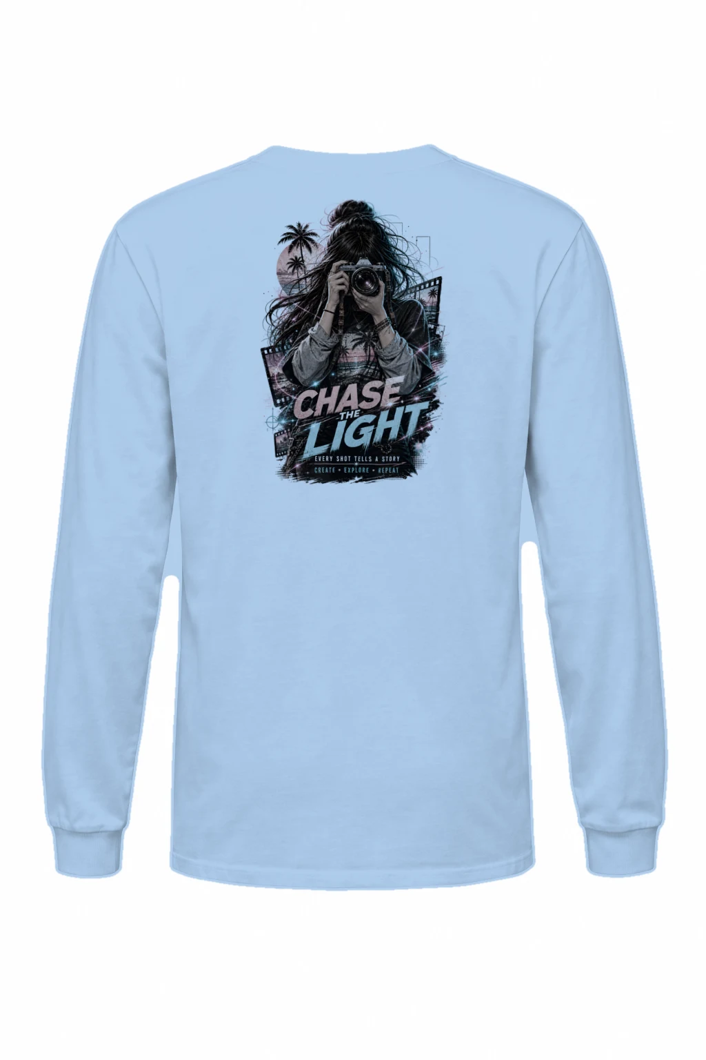 "Chase The Light" Unisex Longsleeve T-shirt | Gildan 2400