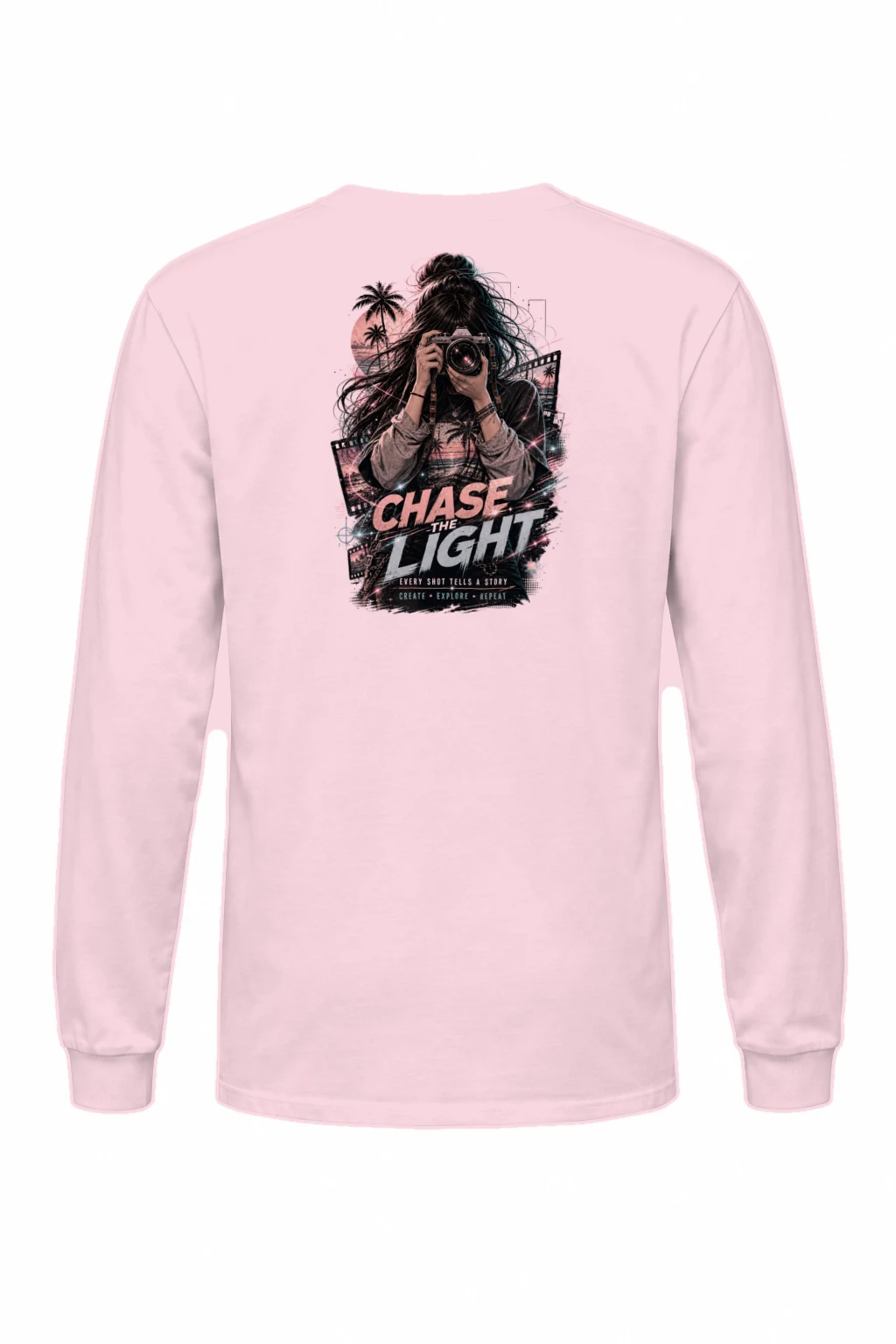 "Chase The Light" Unisex Longsleeve T-shirt | Gildan 2400