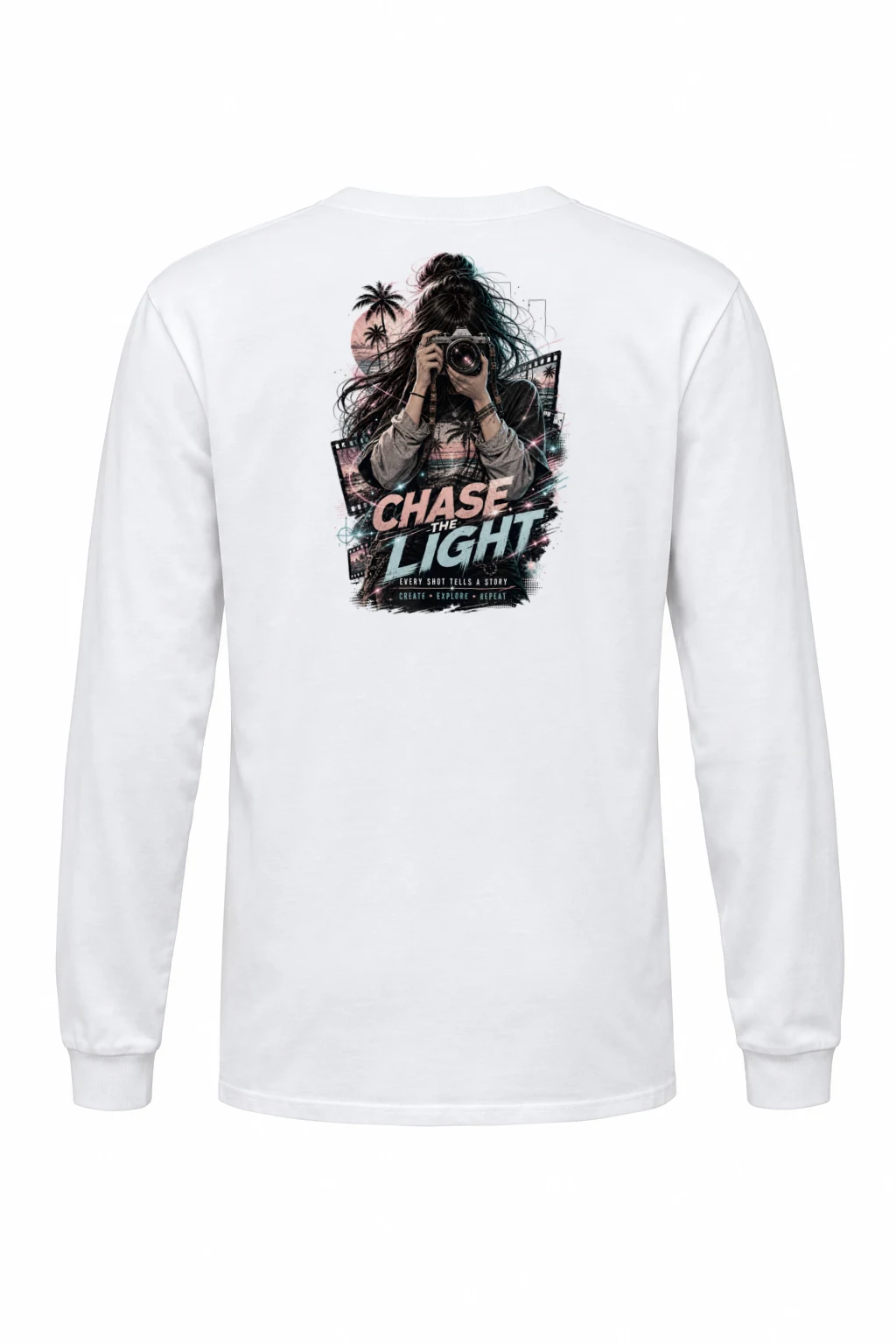 "Chase The Light" Unisex Longsleeve T-shirt | Gildan 2400