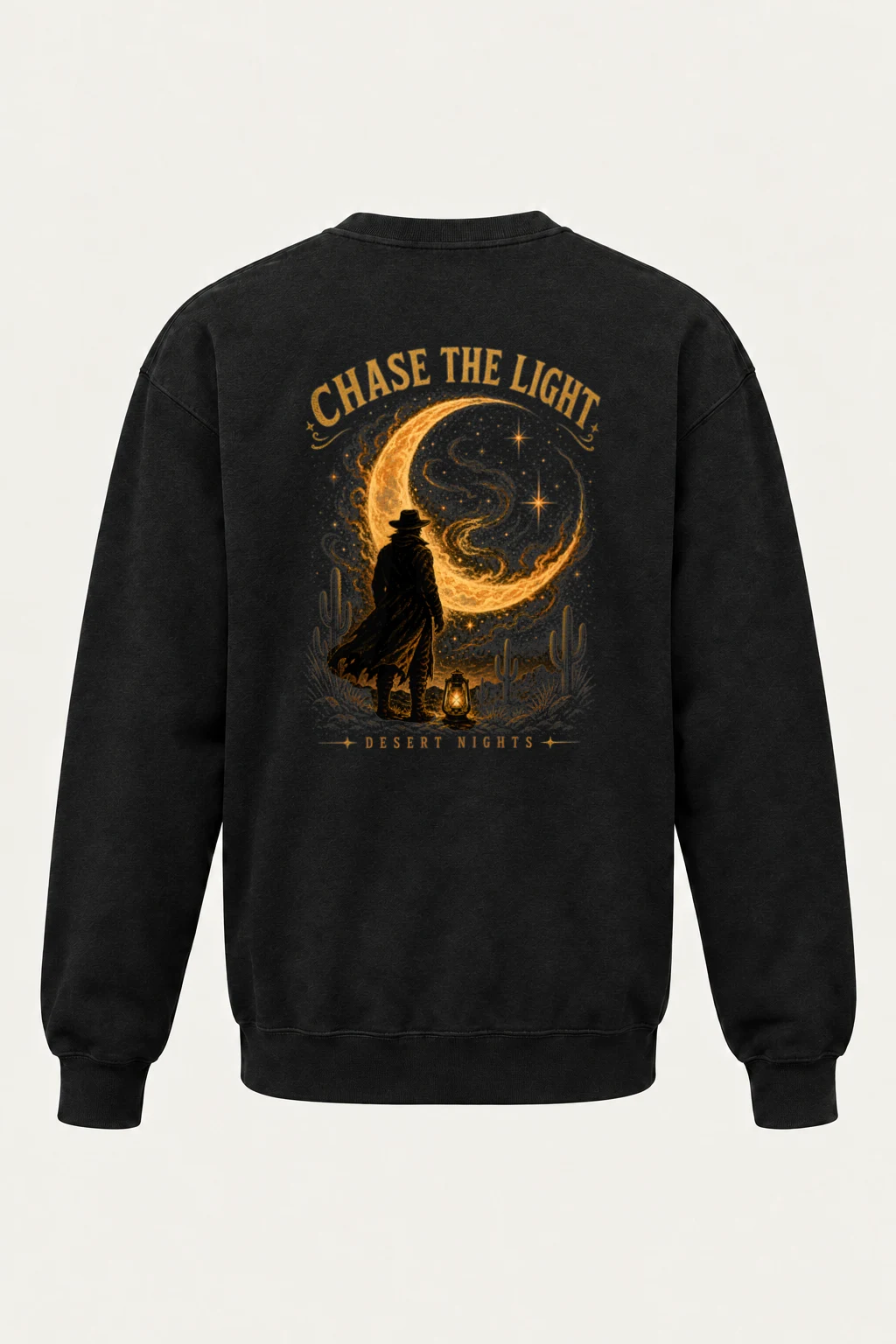 "Chase The Light" Unisex Sponge Fleece Crewneck Sweatshirt | Bella + Canvas 3901