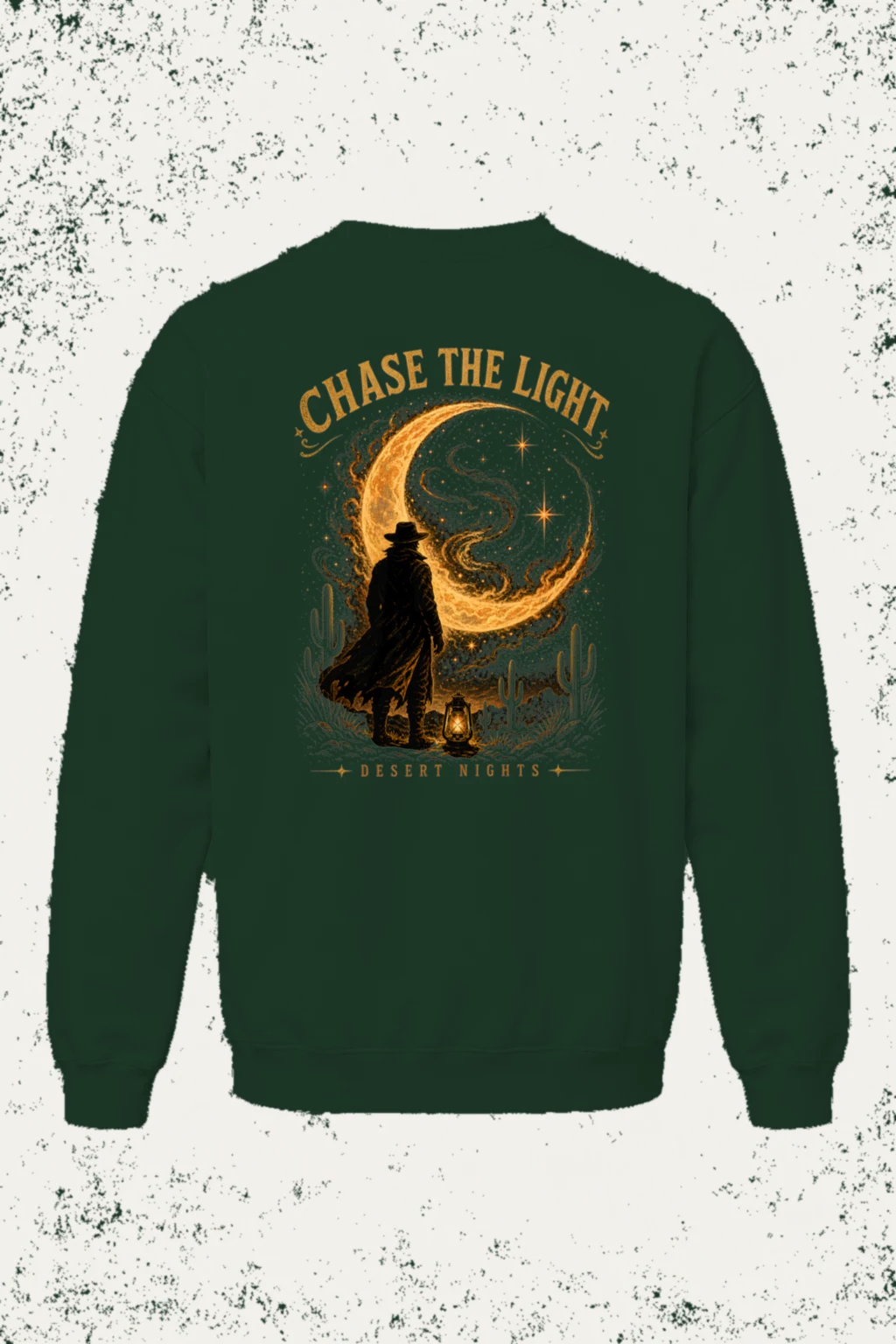 "Chase The Light" Unisex Sponge Fleece Crewneck Sweatshirt | Bella + Canvas 3901