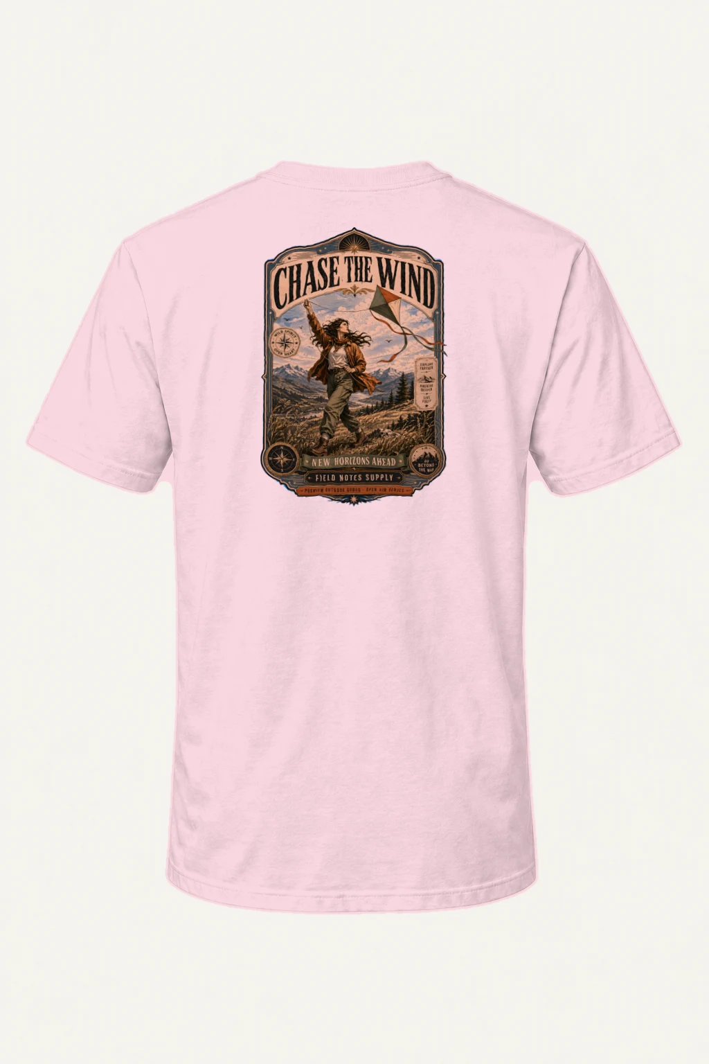 "Chase The Wind" Heavyweight Unisex Crewneck T-shirt | Gildan 5000