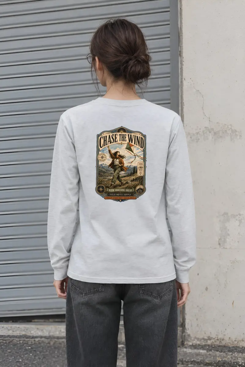 "Chase The Wind" Unisex Longsleeve T-shirt