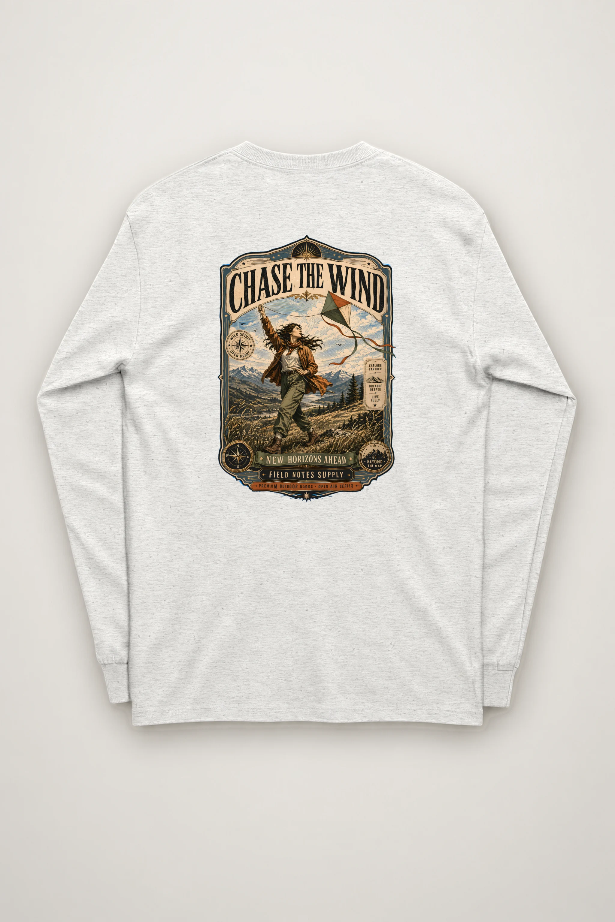 "Chase The Wind" Unisex Longsleeve T-shirt