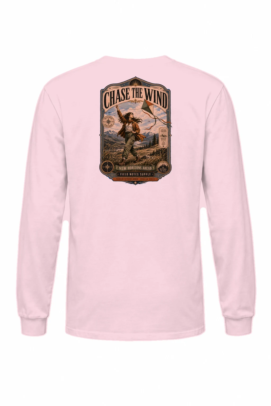 "Chase The Wind" Unisex Longsleeve T-shirt | Gildan 2400