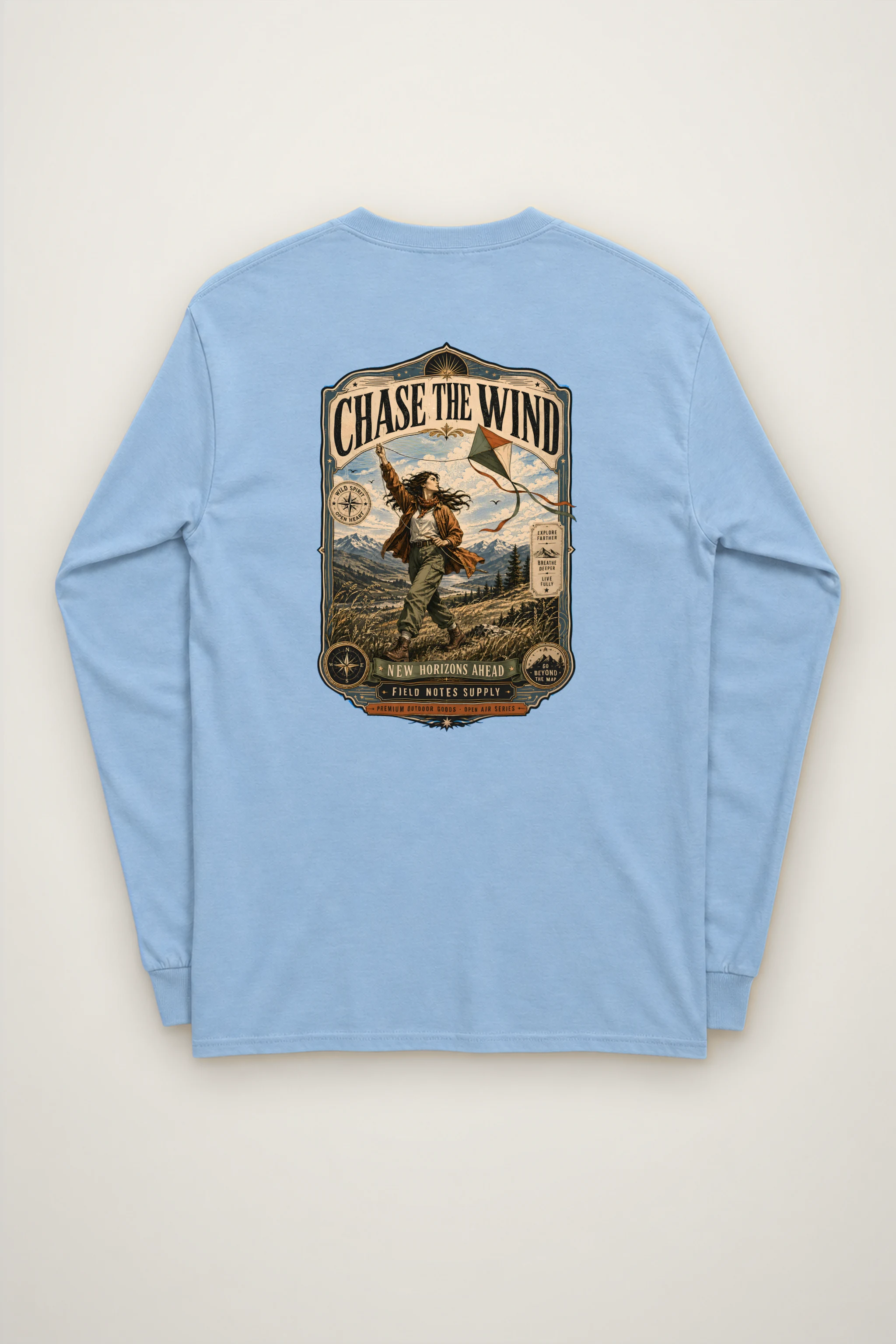 "Chase The Wind" Unisex Longsleeve T-shirt