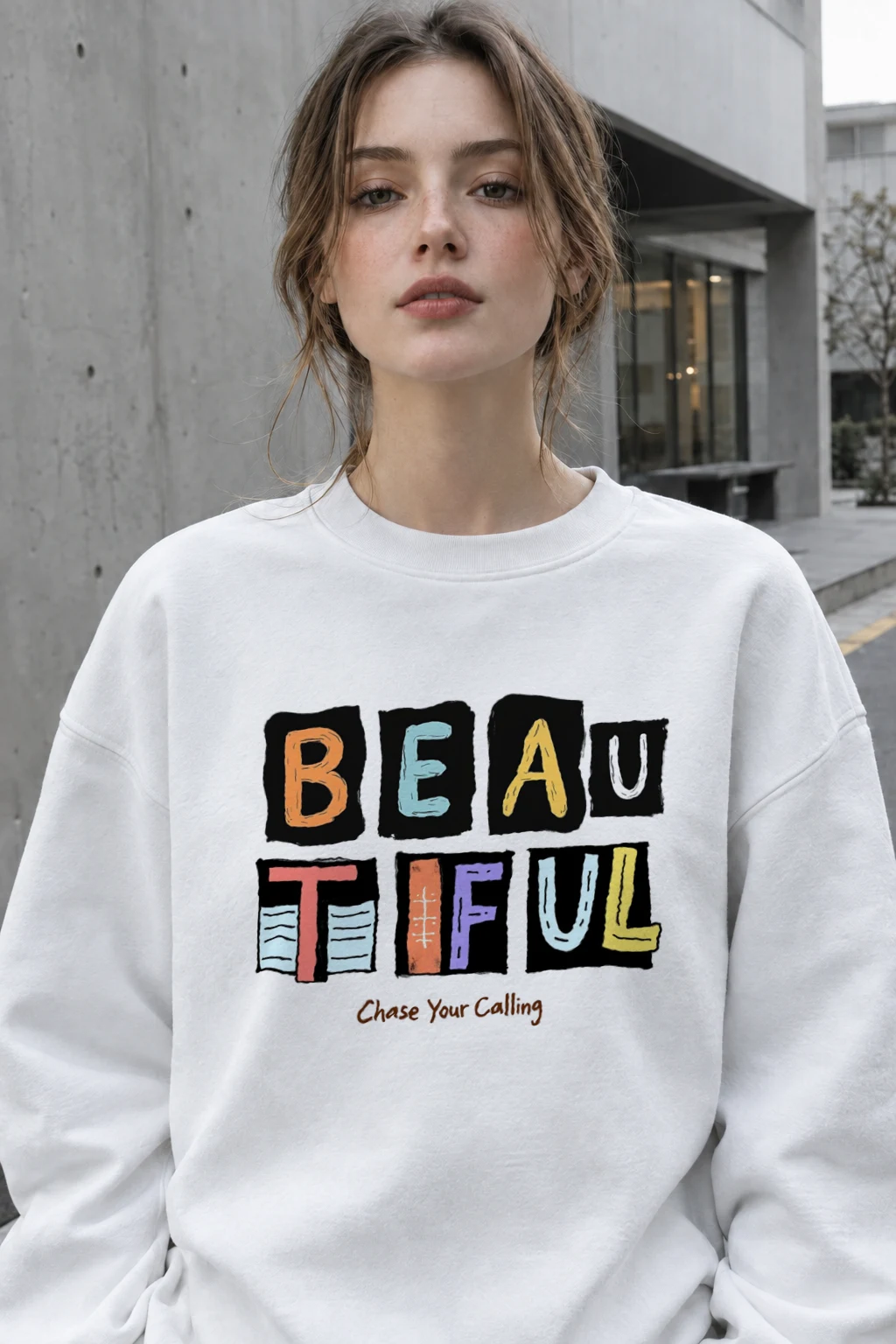 "Chase Your Calling" Heavy Blend Unisex Crewneck Sweatshirt | Gildan 18000