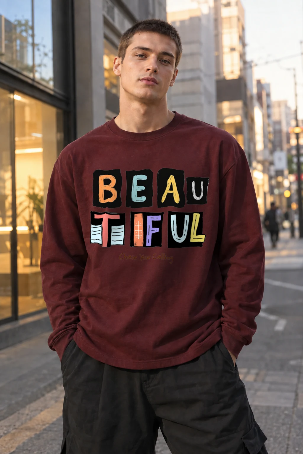 "Chase Your Calling" Unisex Longsleeve T-shirt | Gildan 2400