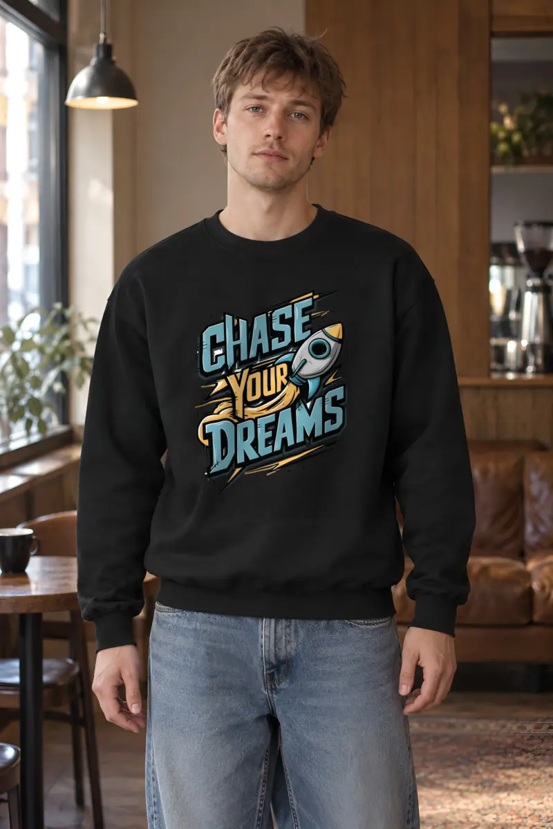 "Chase Your Dreams" Heavy Blend Unisex Crewneck Sweatshirt