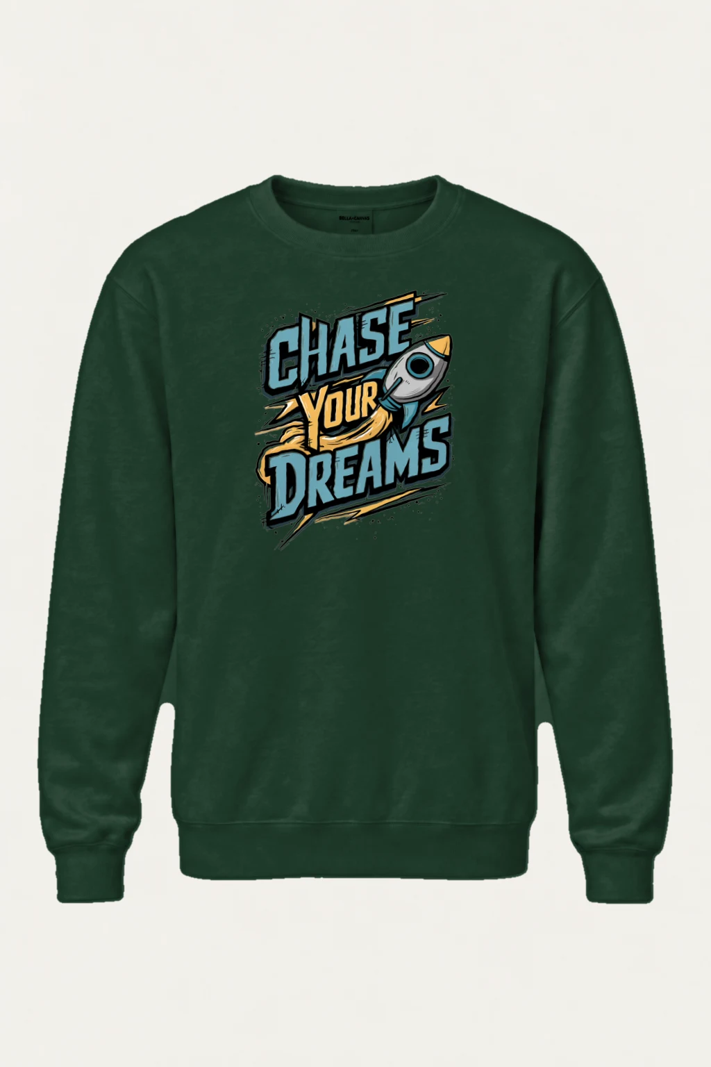 "Chase Your Dreams" Heavy Blend Unisex Crewneck Sweatshirt | Gildan 18000