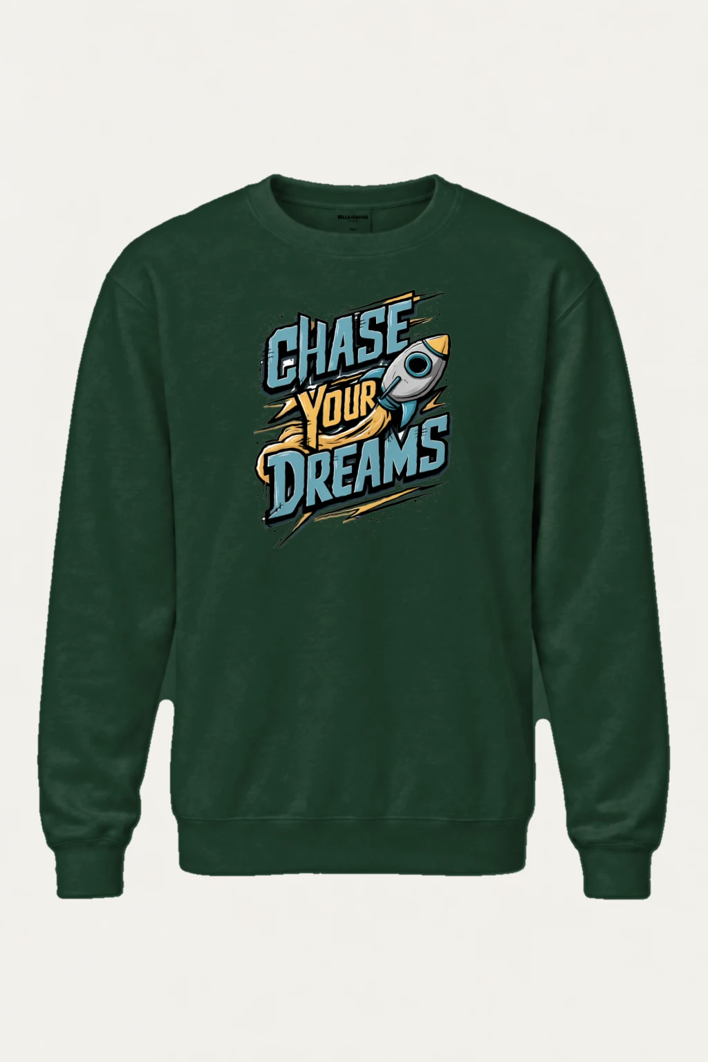 "Chase Your Dreams" Heavy Blend Unisex Crewneck Sweatshirt | Gildan 18000