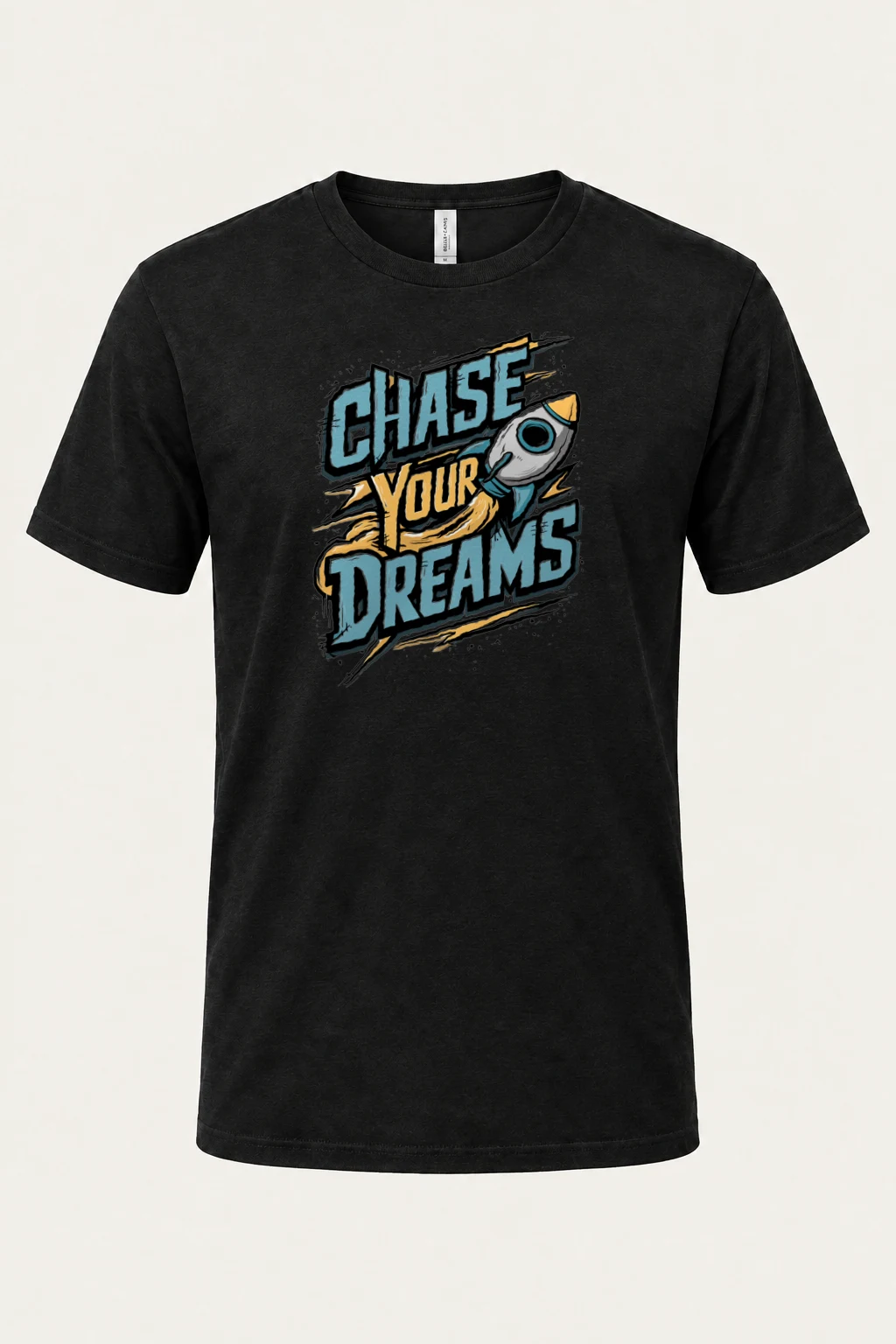 "Chase Your Dreams" Heavyweight Unisex Crewneck T-shirt | Gildan 5000