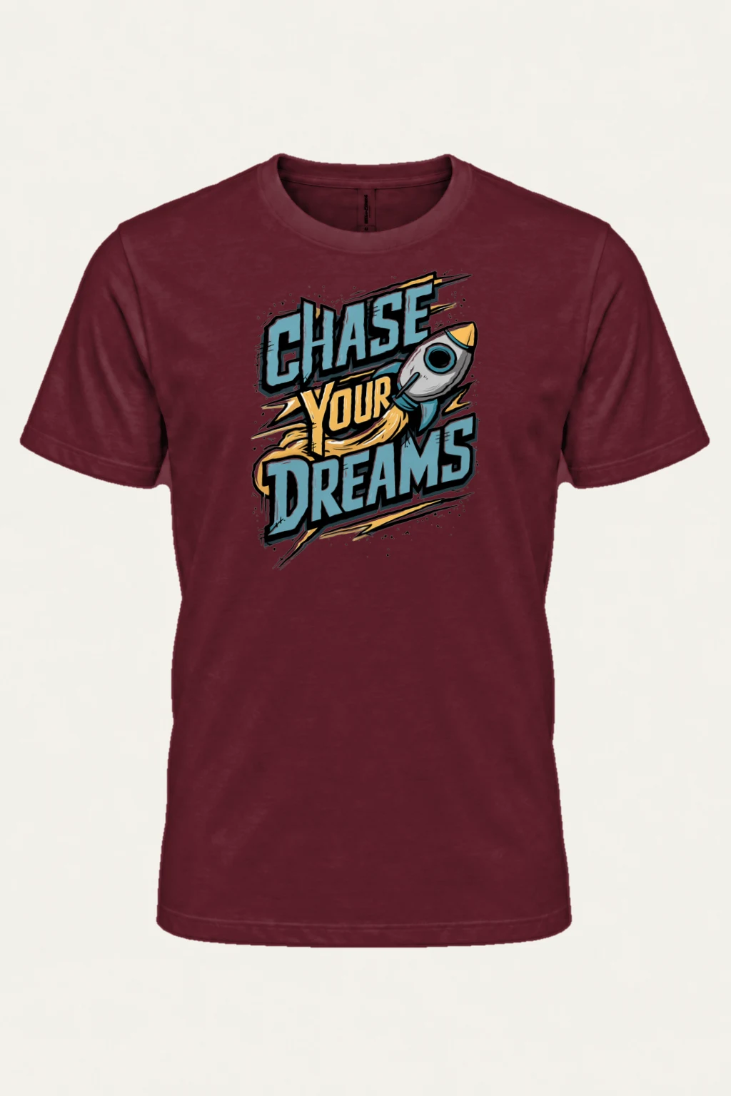 "Chase Your Dreams" Heavyweight Unisex Crewneck T-shirt | Gildan 5000
