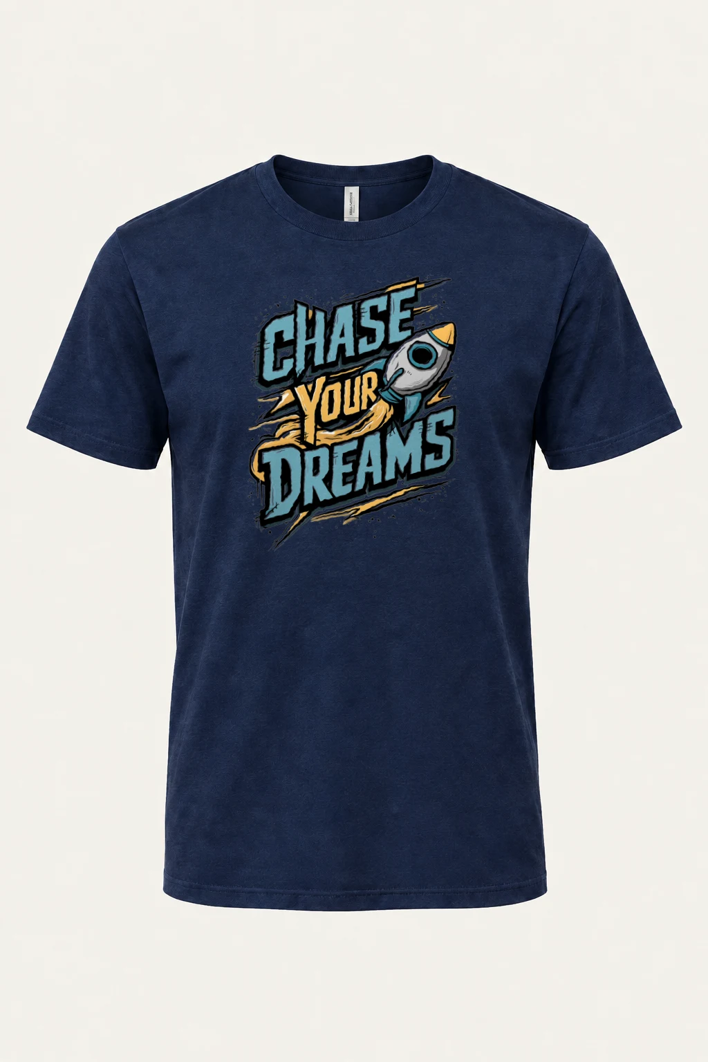 "Chase Your Dreams" Heavyweight Unisex Crewneck T-shirt | Gildan 5000