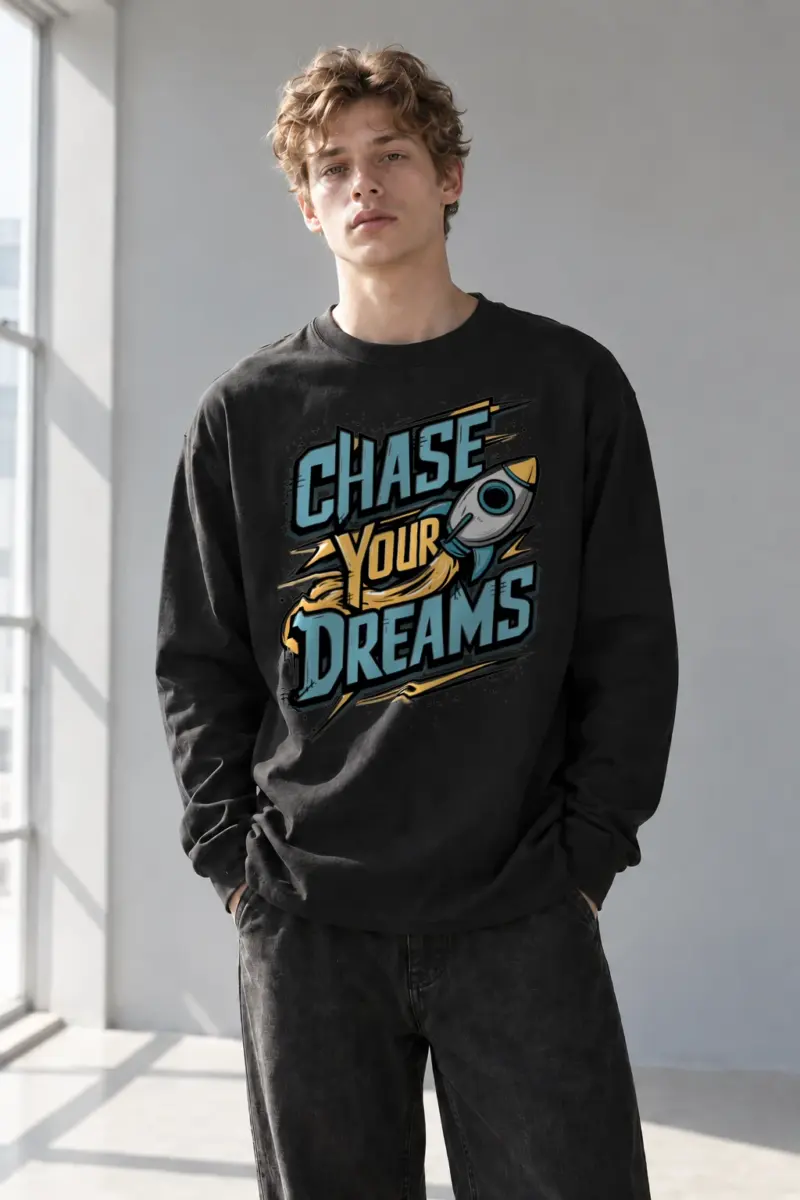 "Chase Your Dreams" Unisex Longsleeve T-shirt | Gildan 2400
