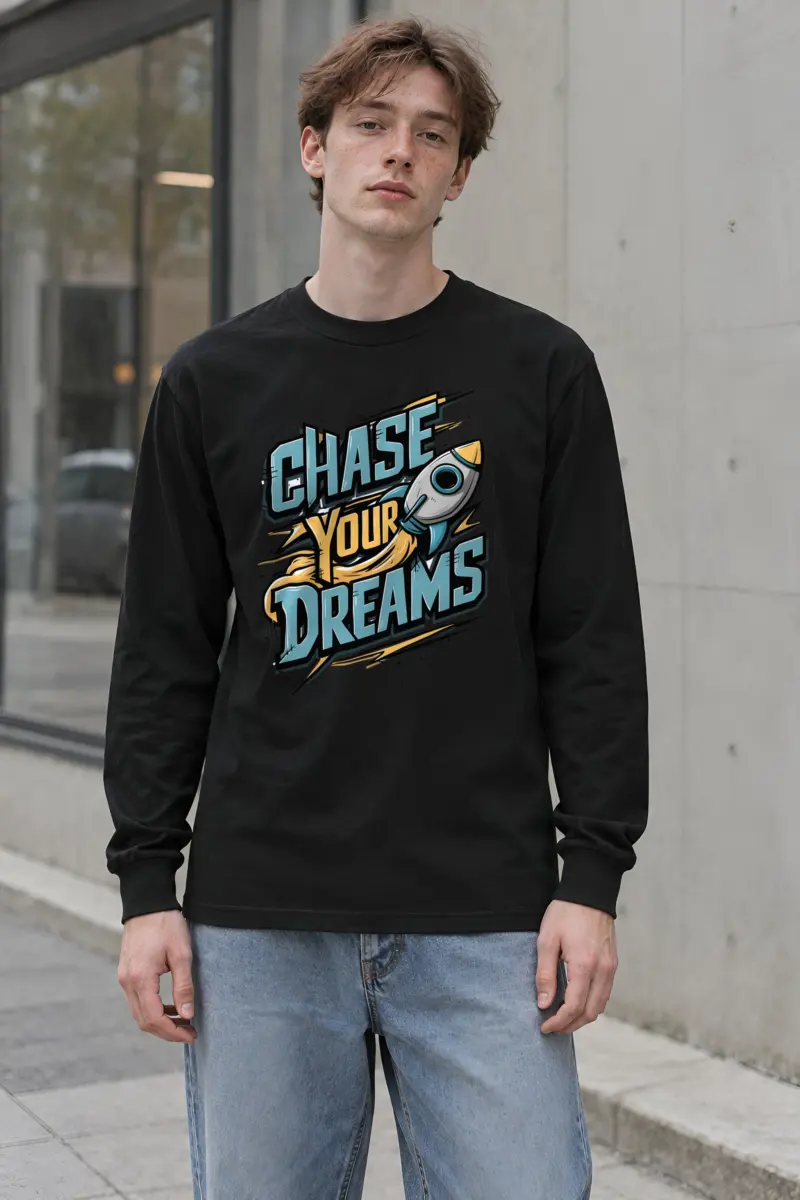 "Chase Your Dreams" Unisex Longsleeve T-shirt