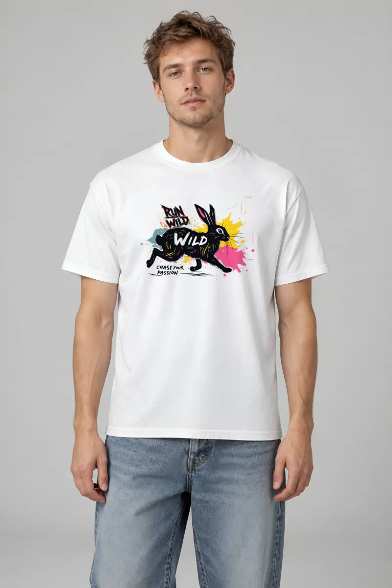 "Chase Your Passion" Heavyweight Unisex Crewneck T-shirt