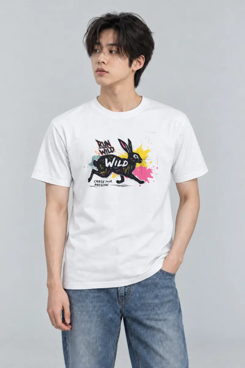 "Chase Your Passion" Heavyweight Unisex Crewneck T-shirt