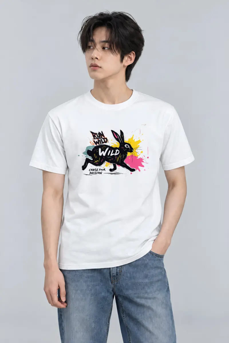 "Chase Your Passion" Heavyweight Unisex Crewneck T-shirt