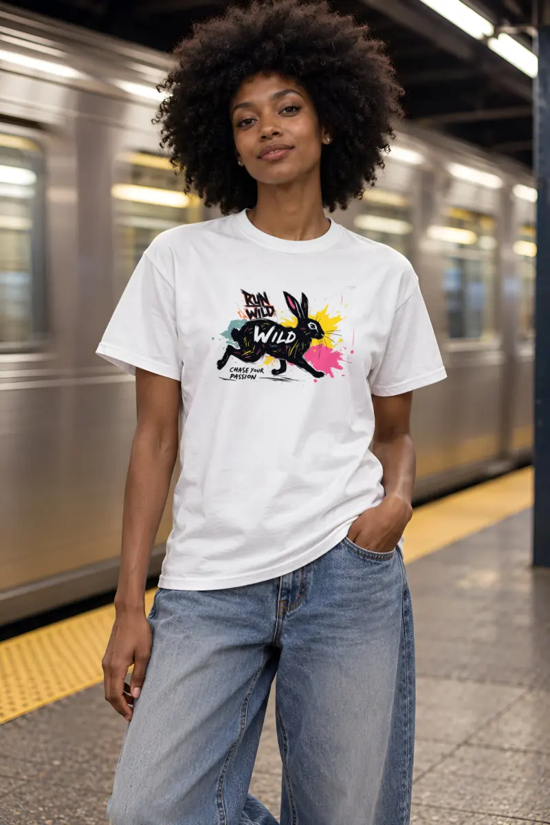 "Chase Your Passion" Heavyweight Unisex Crewneck T-shirt