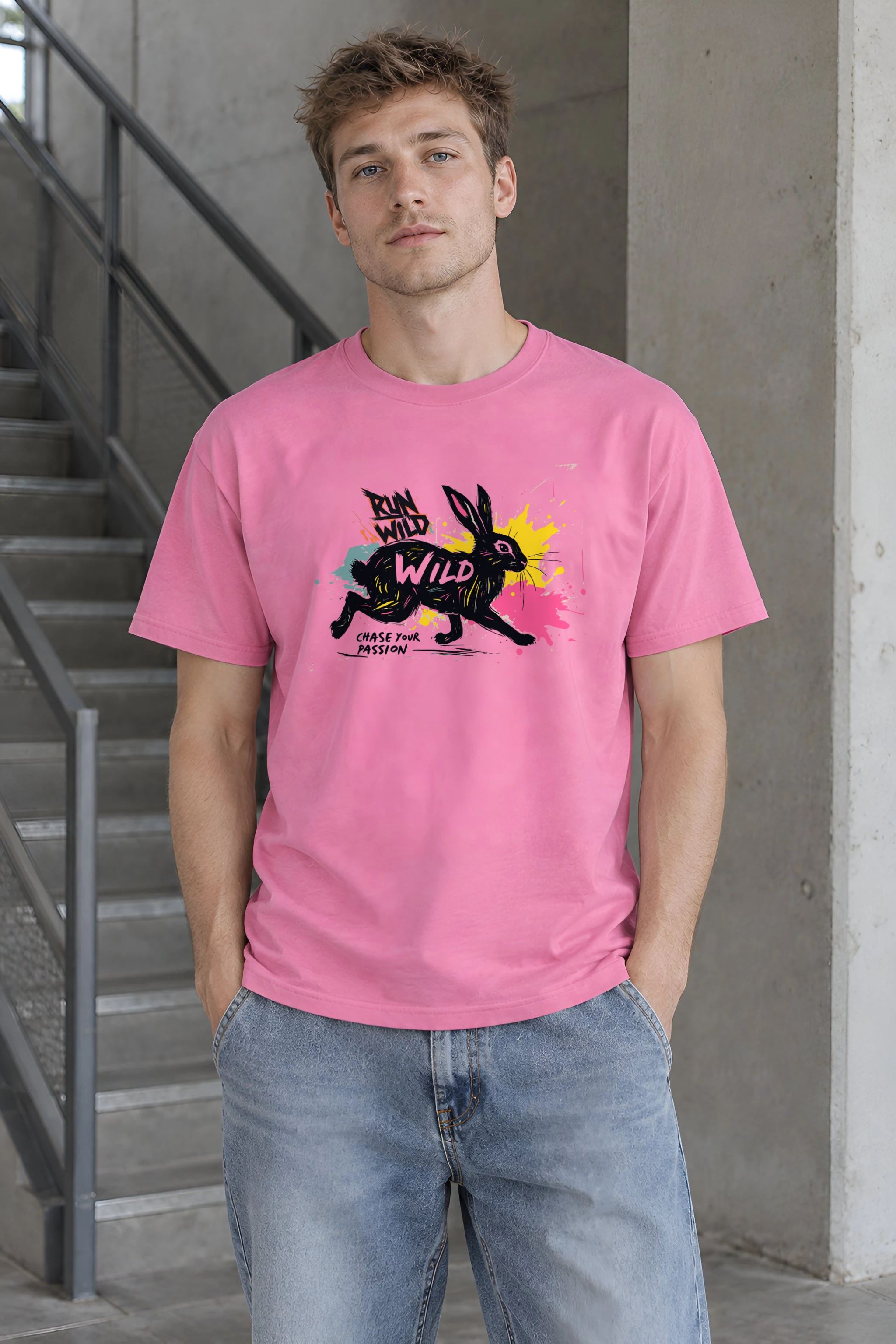 "Chase Your Passion" Heavyweight Unisex Crewneck T-shirt