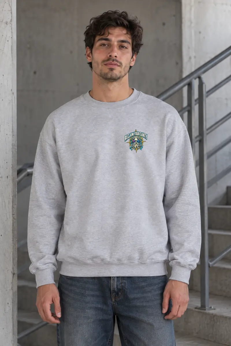 "Chasing Dreams And Tides" Heavy Blend Unisex Crewneck Sweatshirt