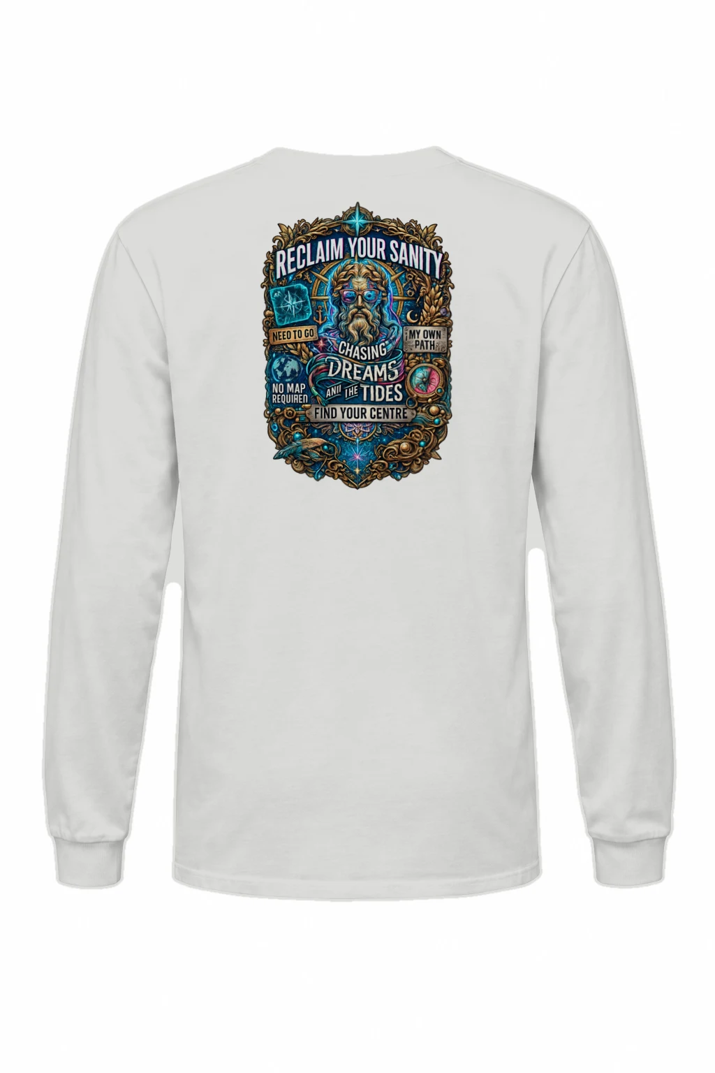 "Chasing Dreams Tides" Unisex Longsleeve T-shirt | Gildan 2400