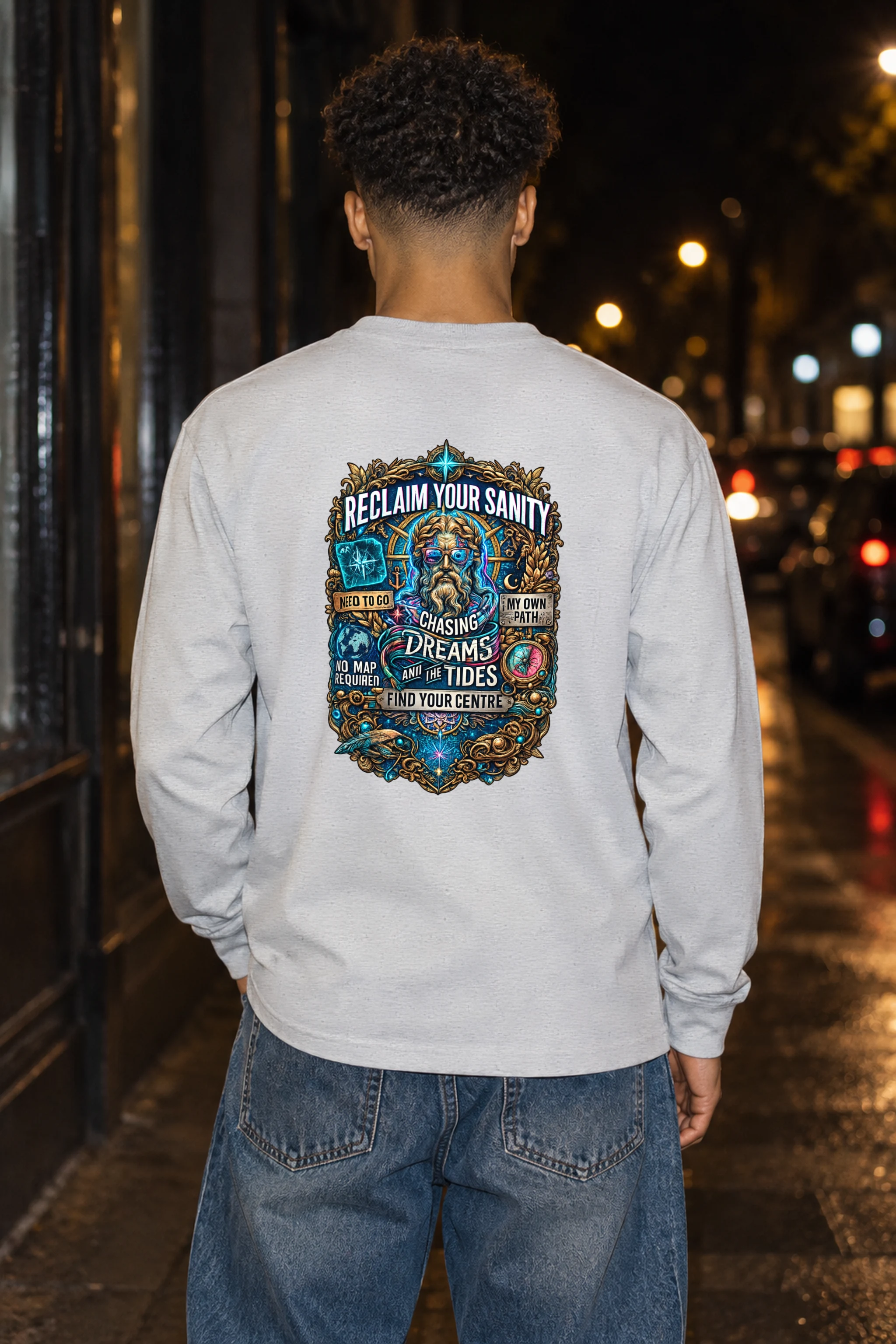 "Chasing Dreams Tides" Unisex Longsleeve T-shirt